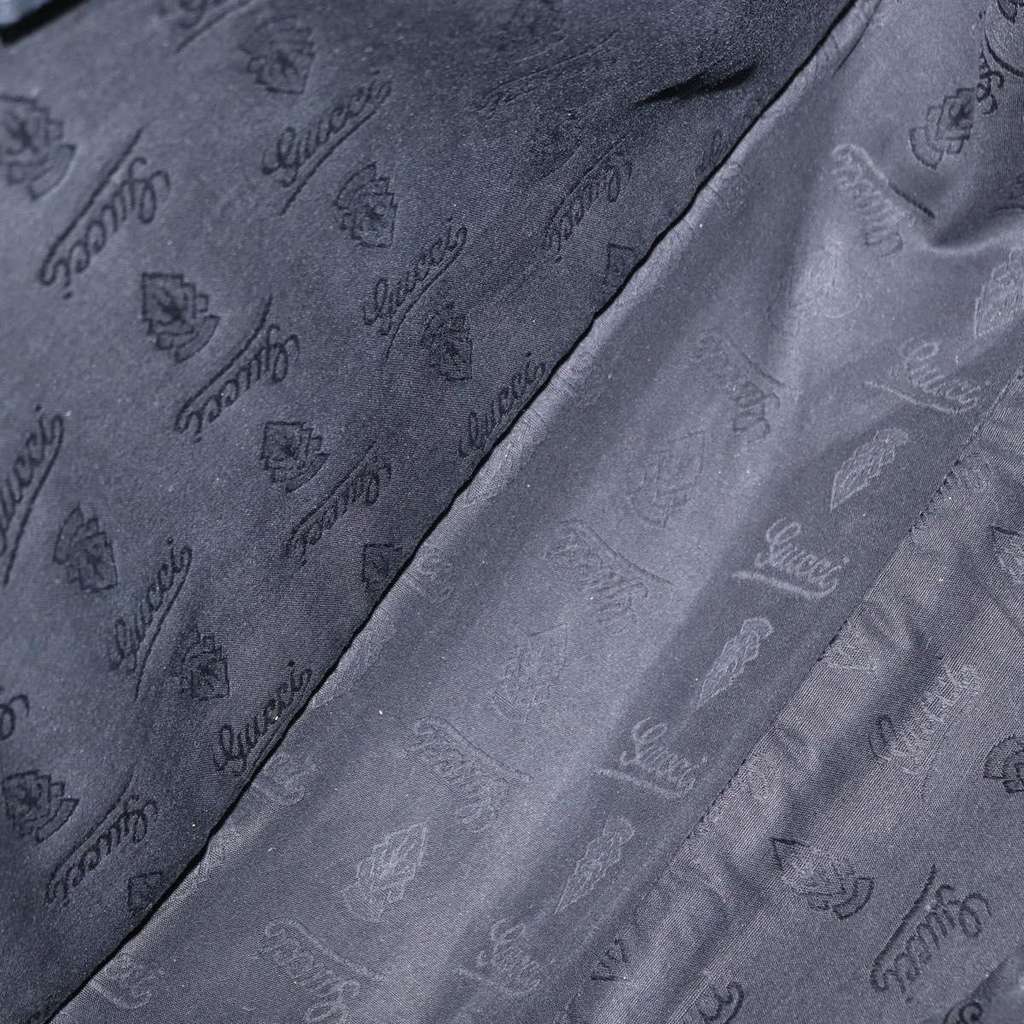 Gucci 500 Web Double Buckle Messenger Bag Black Canvas Good condition - Box View