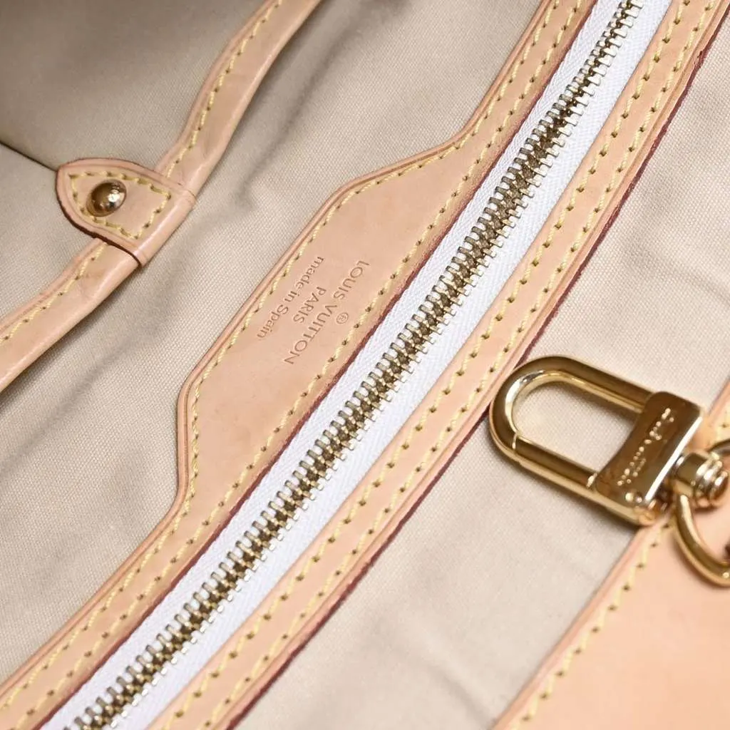 Louis Vuitton Pampelonne Handbag White Canvas Good - Box View