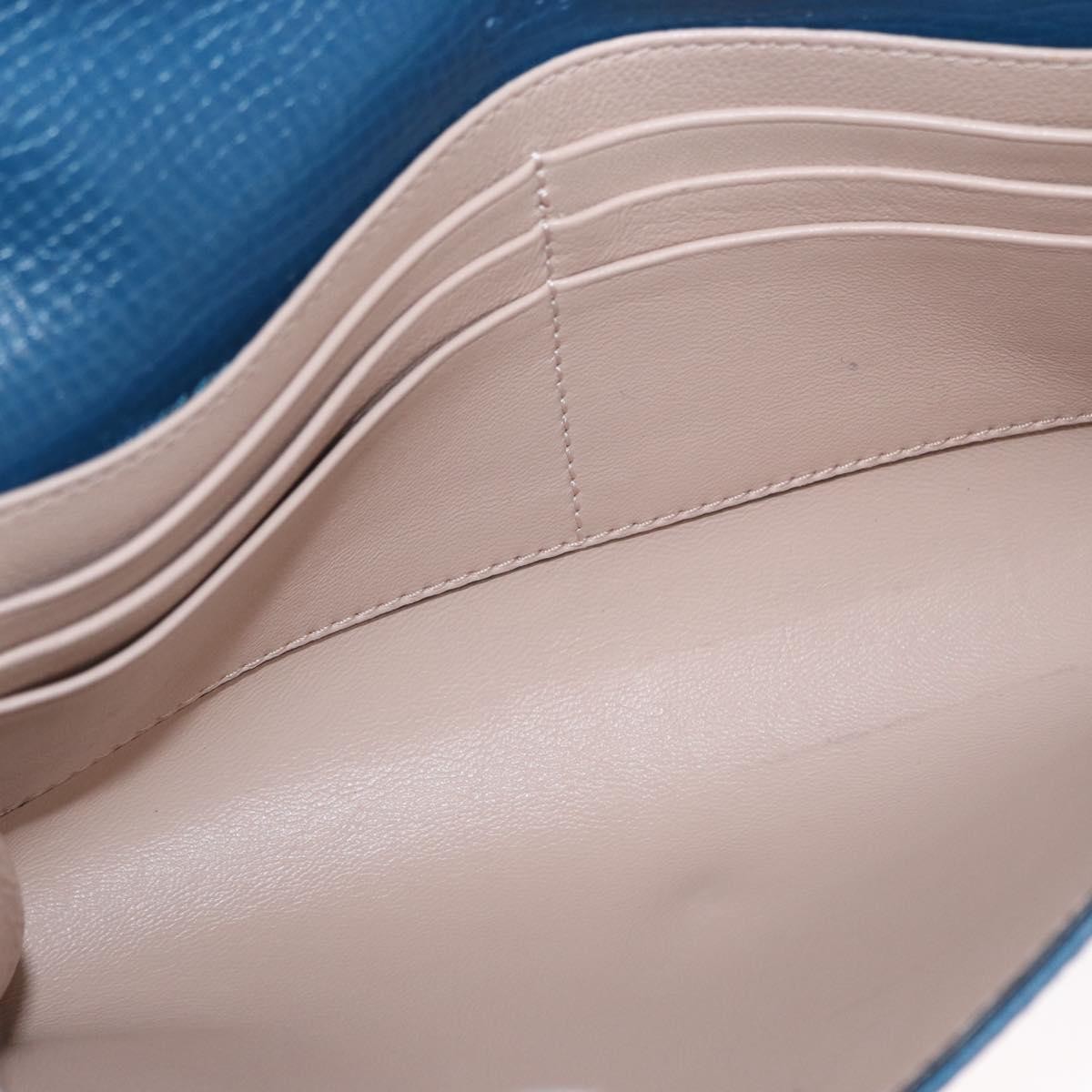 Chloe Vintage Shoulder Bag Blue Leather Good condition - Box View