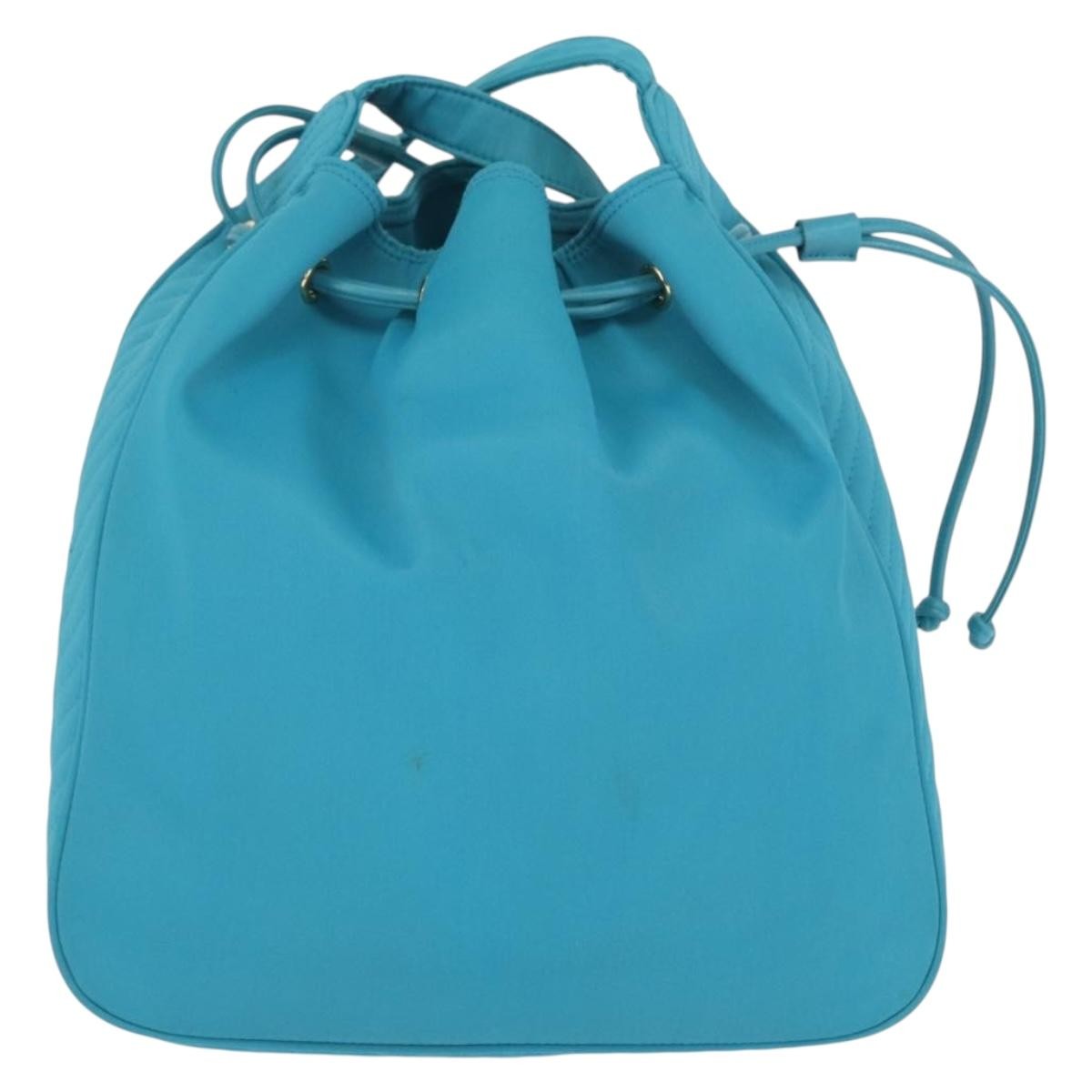 Saint Laurent Vintage Shoulder Bag Turquoise Good condition - Back View