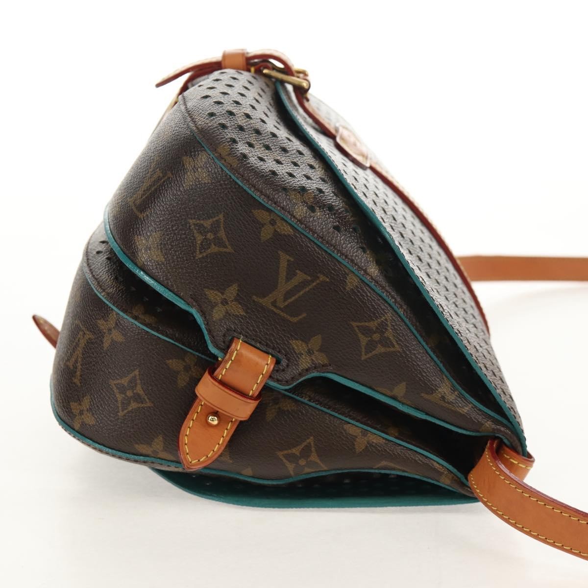 Louis Vuitton Flore Saumur Handbag Brown Canvas Good condition - Model View