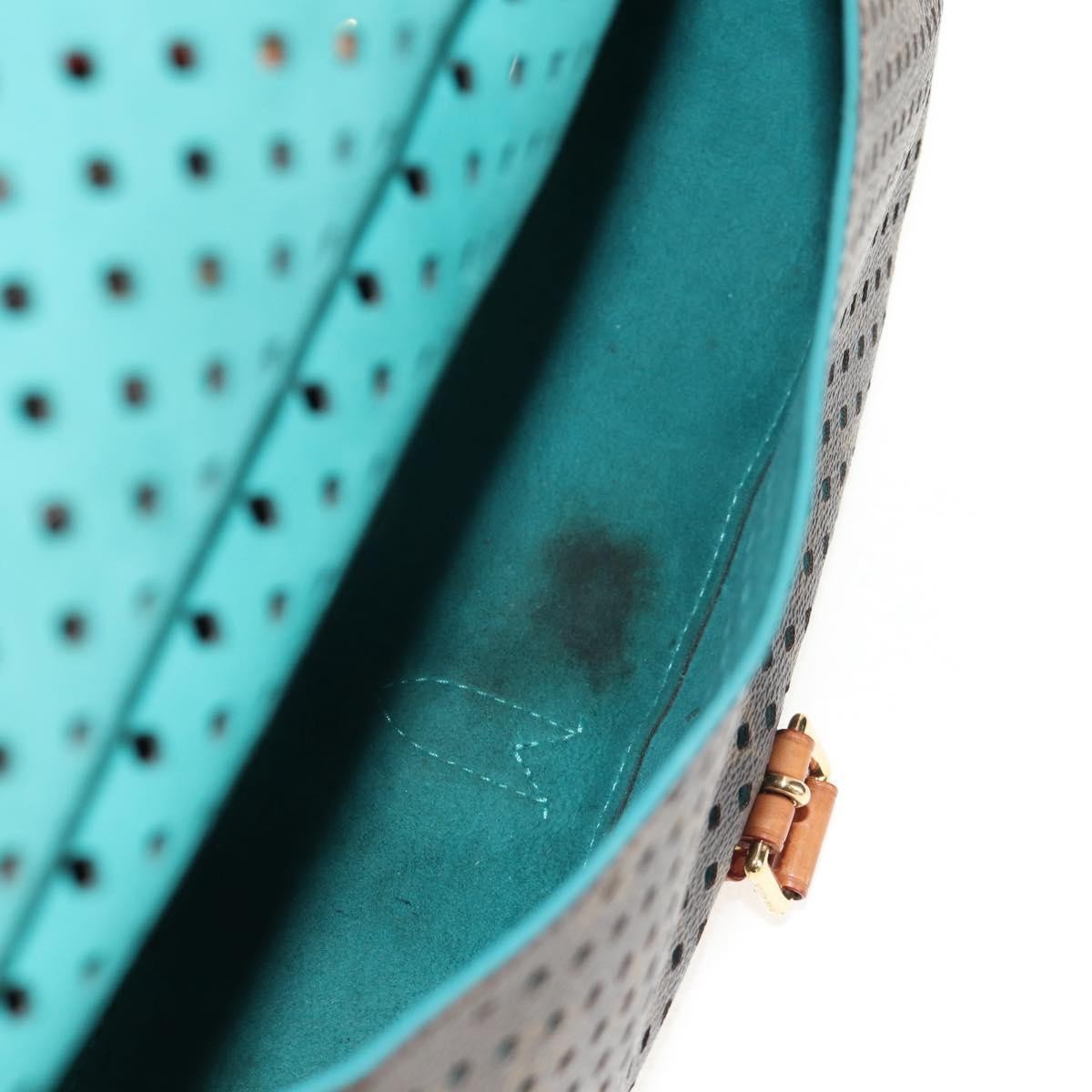 Louis Vuitton Flore Saumur Handbag Brown Canvas Good condition - Box View