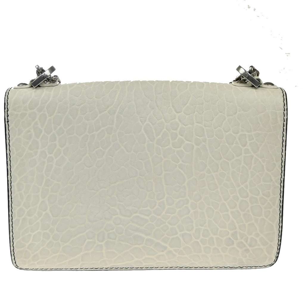 Christian Dior J'Adior Flap Bag White Leather Good condition - Back View