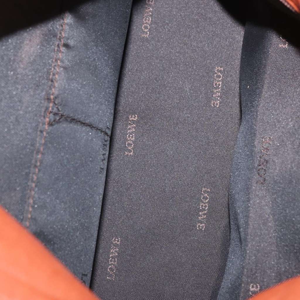 Loewe Vintage Shoulder Bag Brown Leather Good condition - Box View