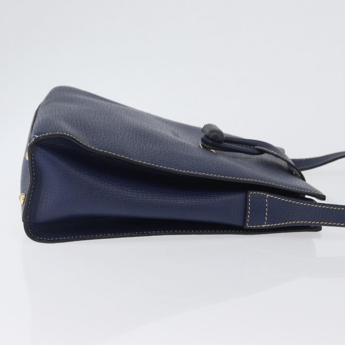 Loewe Vintage Shoulder Bag Navy Leather Good condition - Inside View
