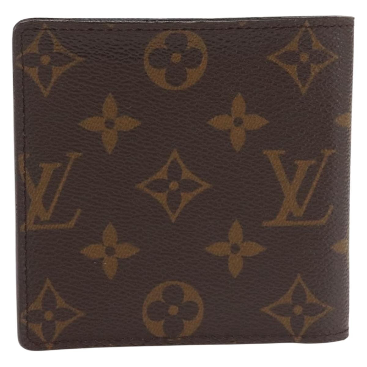 Louis Vuitton Marco Wallet NM Brown Canvas Very good condition - Back View