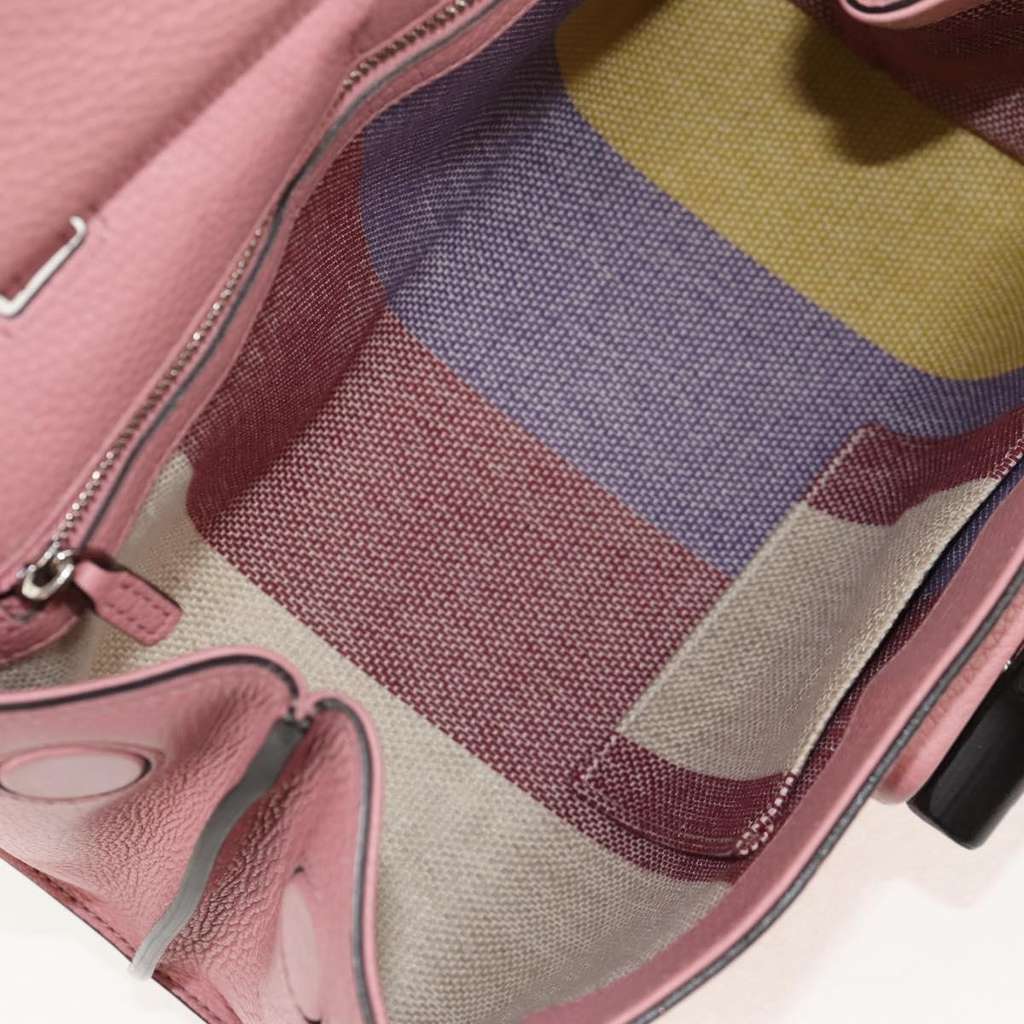 Gucci Bamboo Daily Top Handle Bag Pink Leather Good condition - Box View