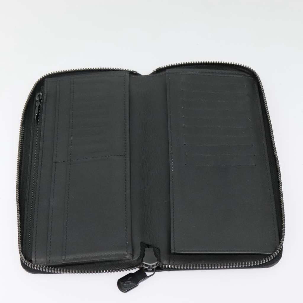 Louis Vuitton Zippy Wallet Vertical Black Leather Good condition - Box View