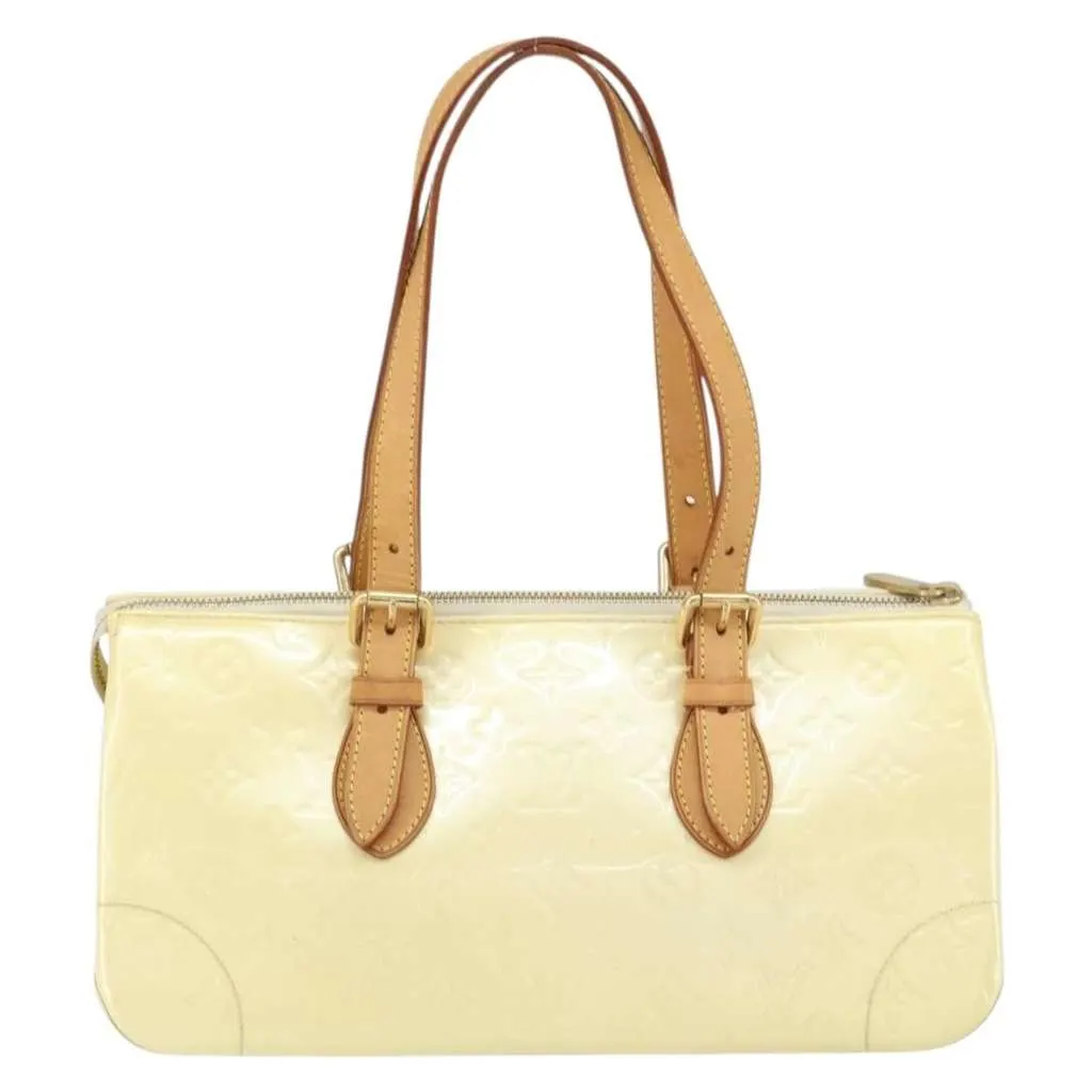 Louis Vuitton Rosewood Avenue Handbag Beige Good - Back View