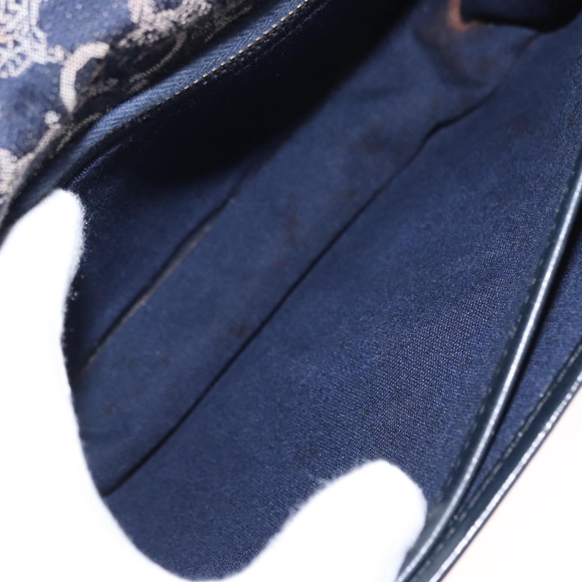 Celine C Sulky Shoulder bag Navy Canvas Good condition - Box View