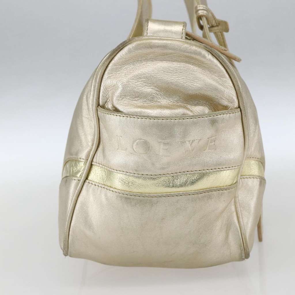 Loewe Vintage Handbag Gold Leather Fair condition - Inside View