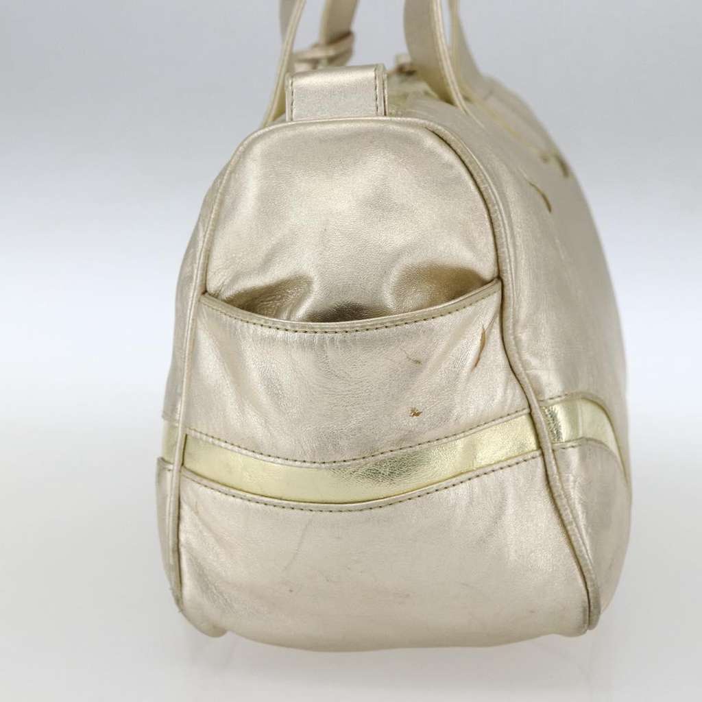 Loewe Vintage Handbag Gold Leather Fair condition - Model View