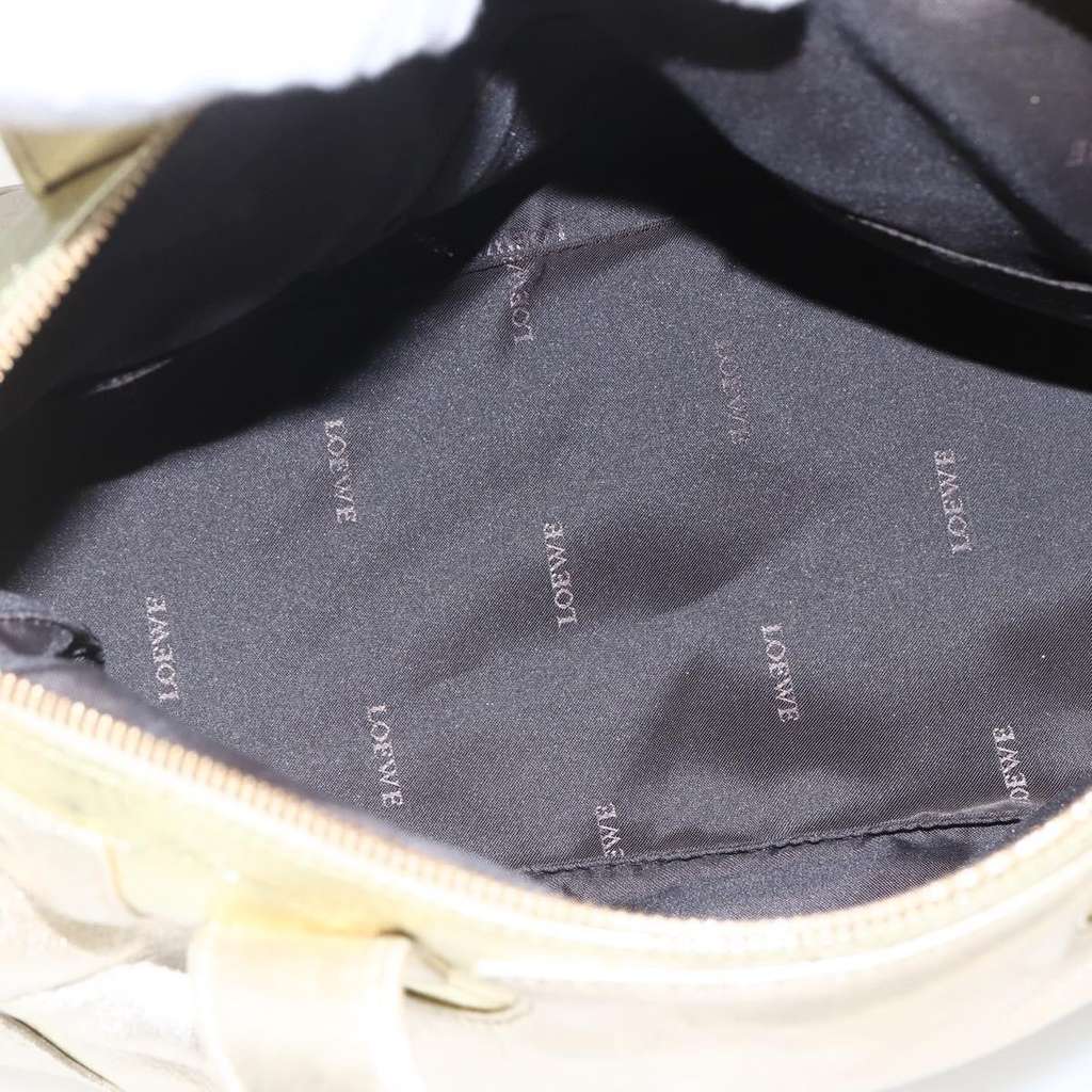 Loewe Vintage Handbag Gold Leather Fair condition - Box View