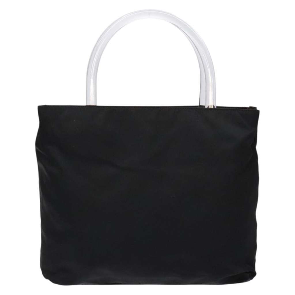 Prada Resin Handle Tote Black Good condition - Back View
