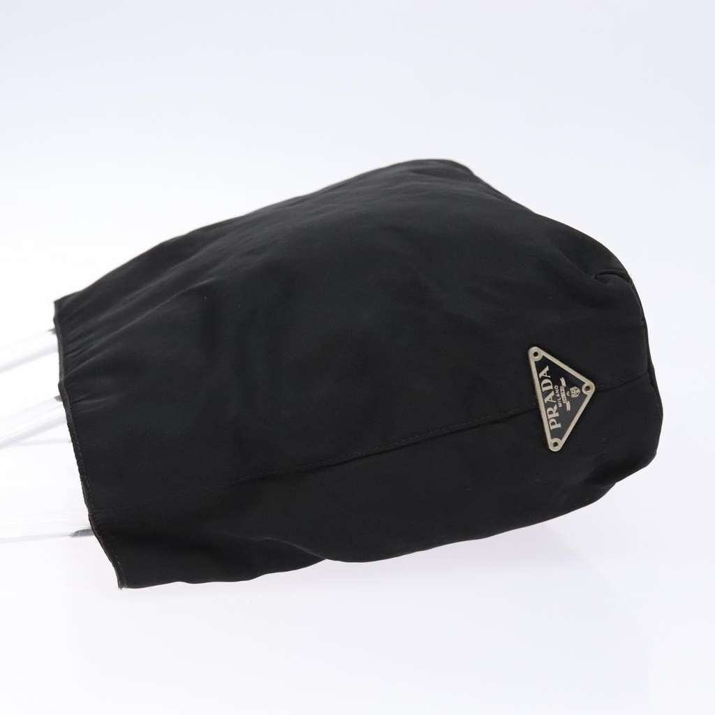 Prada Resin Handle Tote Black Good condition - Model View