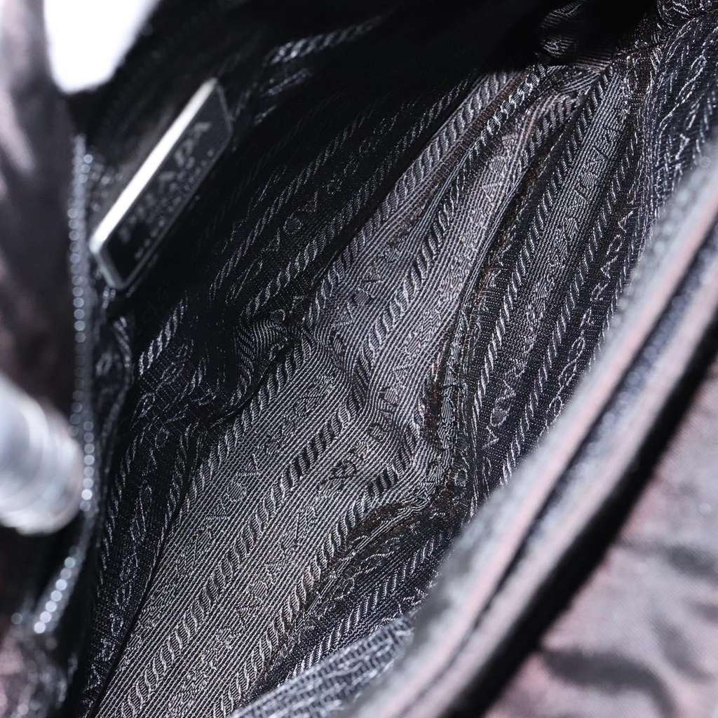 Prada Resin Handle Tote Black Good condition - Box View