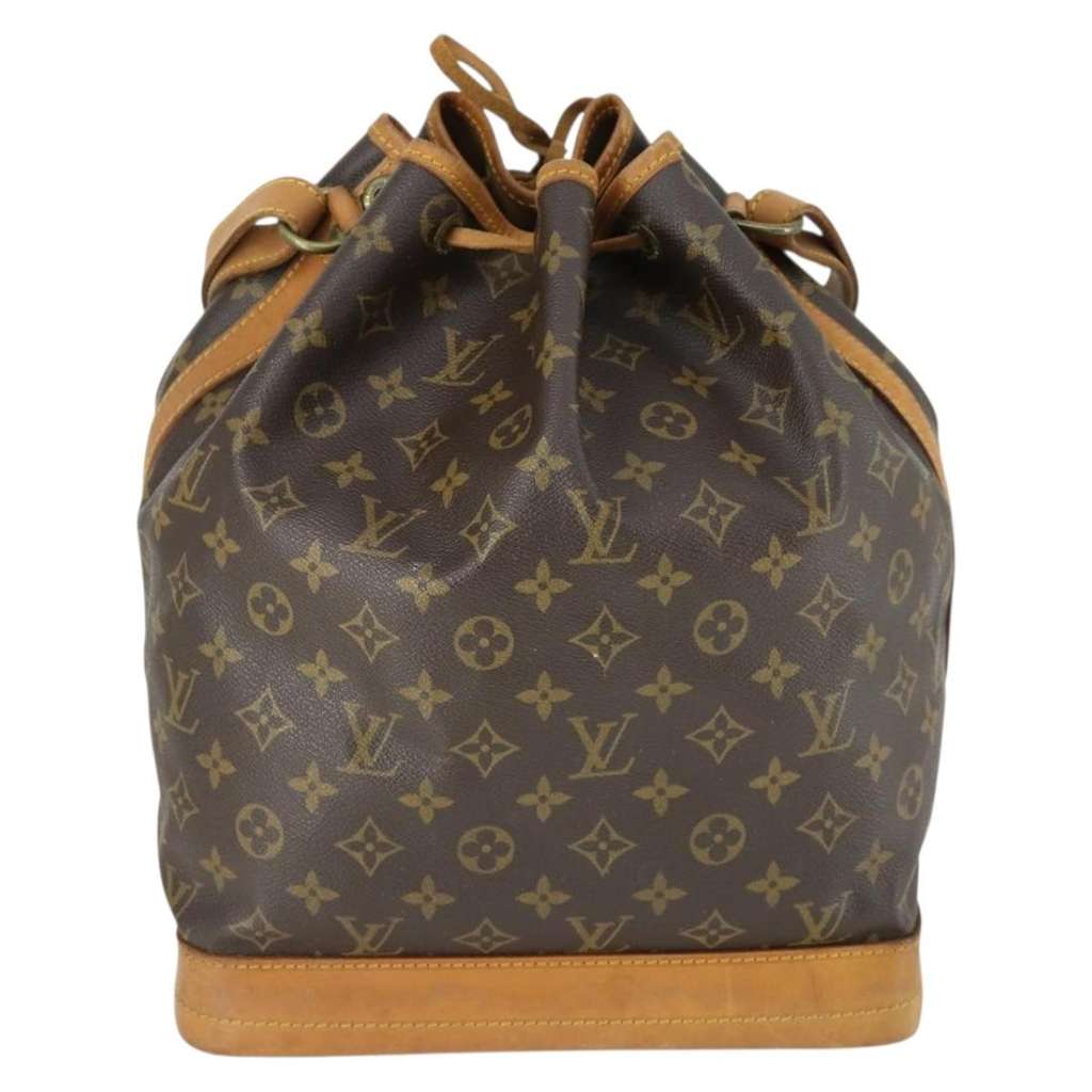 Louis Vuitton Noe Handbag Brown Canvas Fair condition - Back View