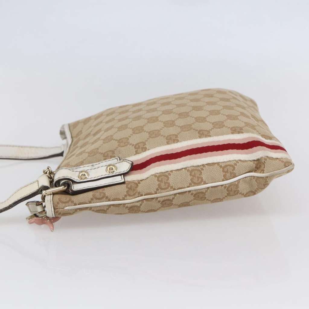 Gucci Jolicoeur Messenger Bag Beige Canvas Good condition - Inside View