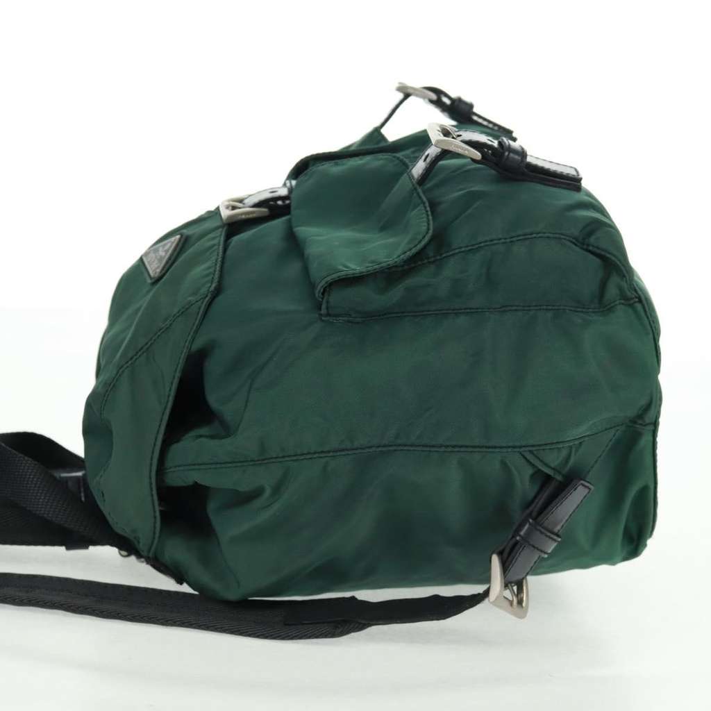 Prada Vela Double Front Pocket Backpack Green Good condition - Inside View