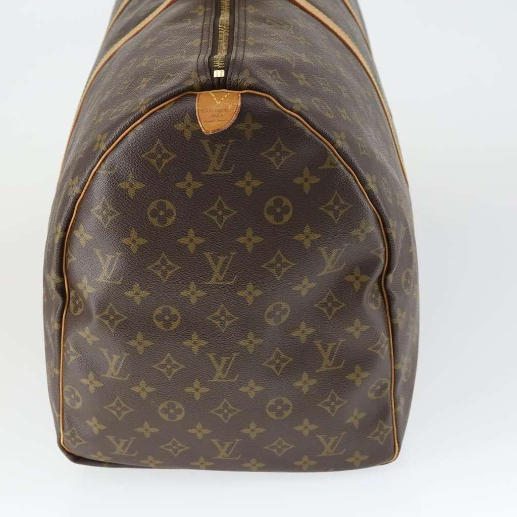 Louis Vuitton Keepall Bag Brown Canvas Good condition - Model View