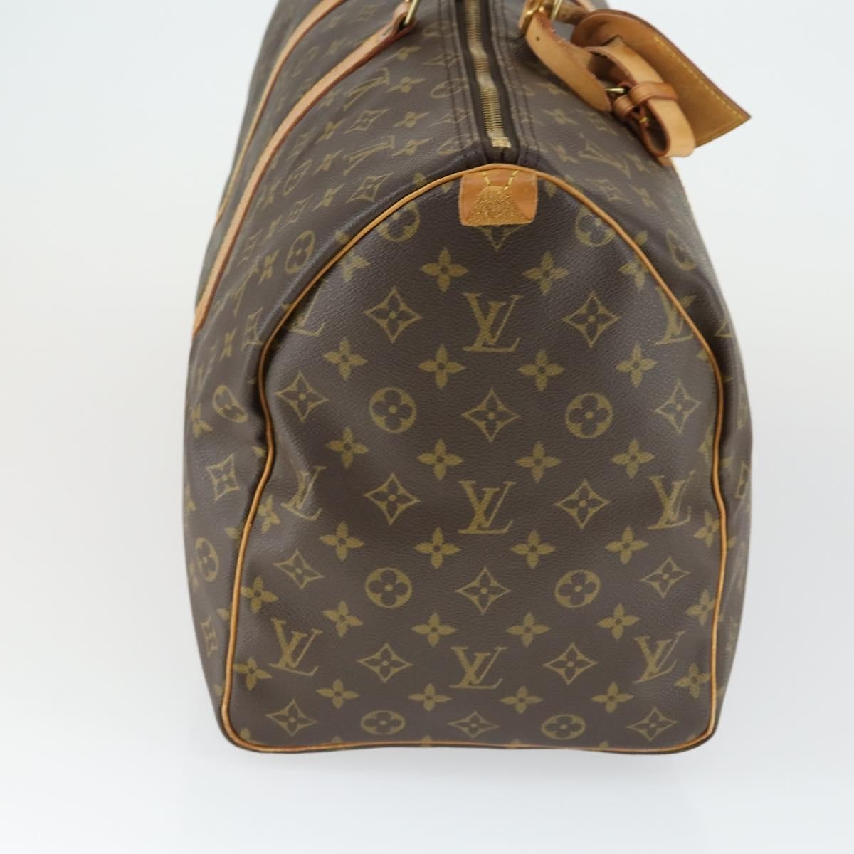 Louis Vuitton Keepall Bag Brown Canvas Good condition - Model View