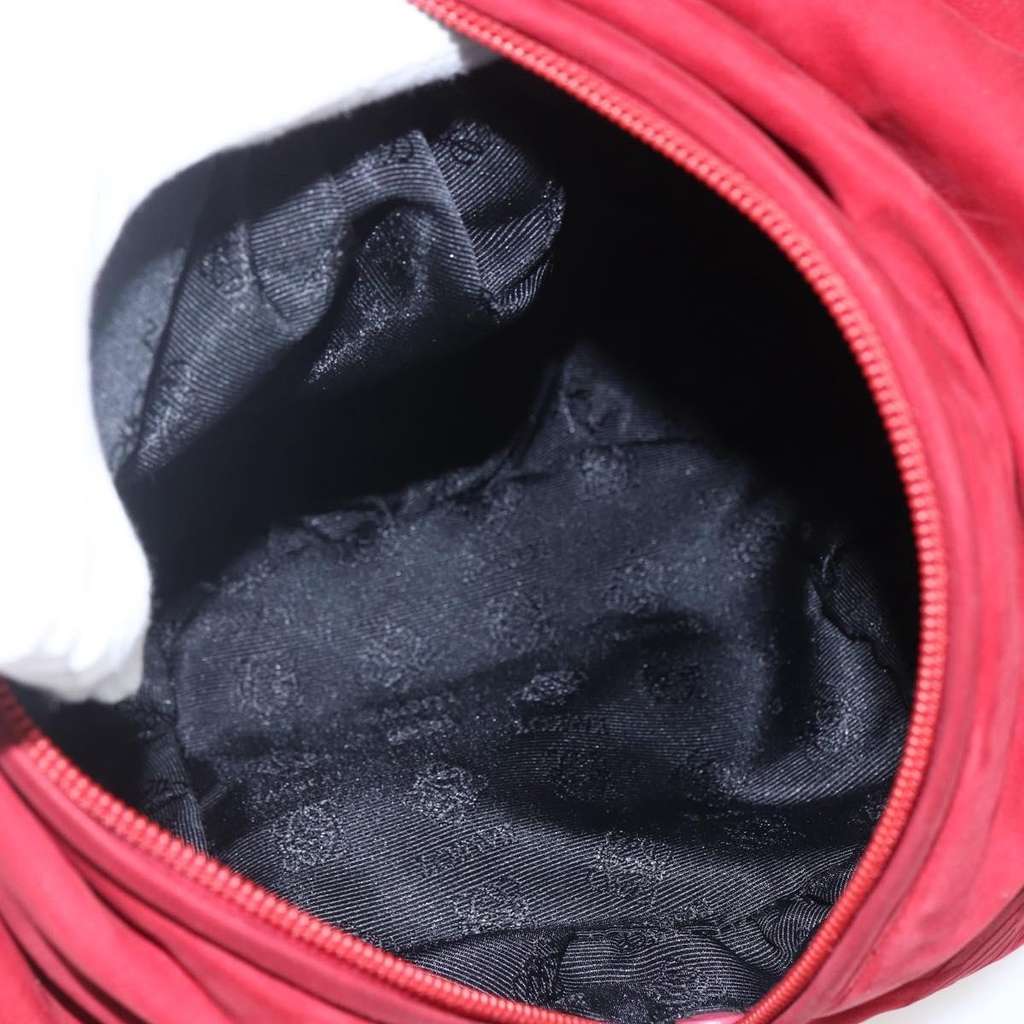 Loewe Anagram Shoulder Bag Red Suede Good condition - Box View