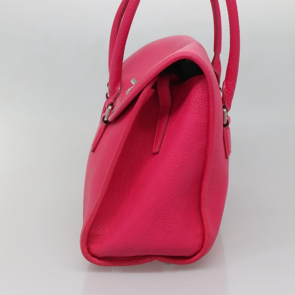 Loewe Alamo Handbag Pink Leather Good condition - Model View