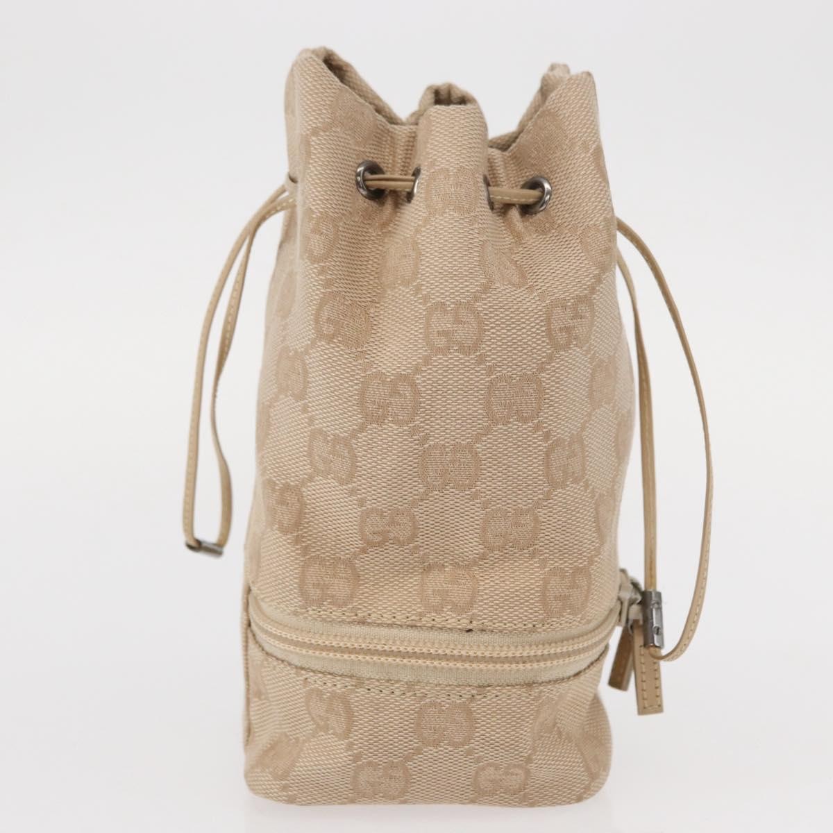 Gucci GG canvas pouch Beige Canvas Good condition - Model View