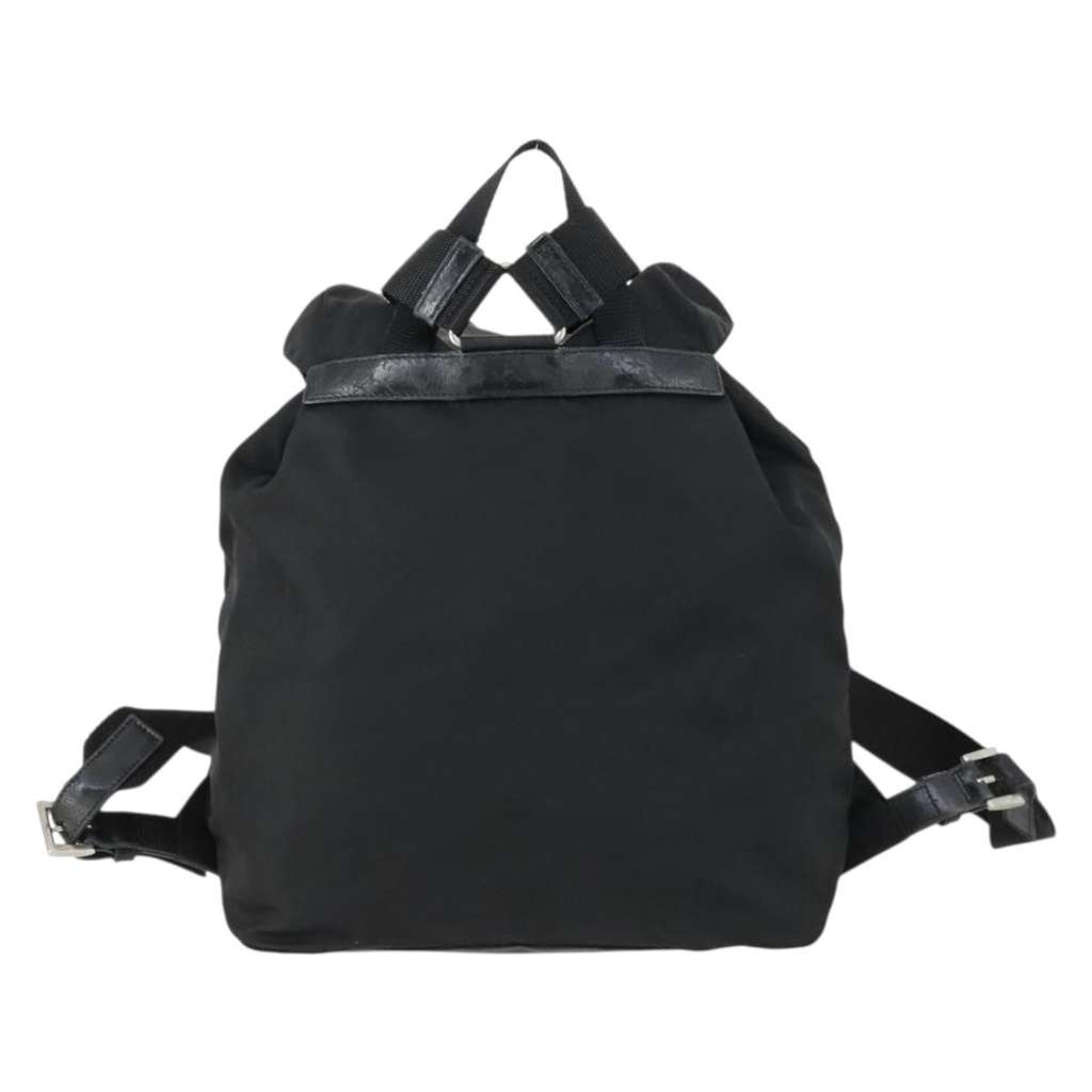 Prada Front Pocket Backpack Black Fair condition - Back View