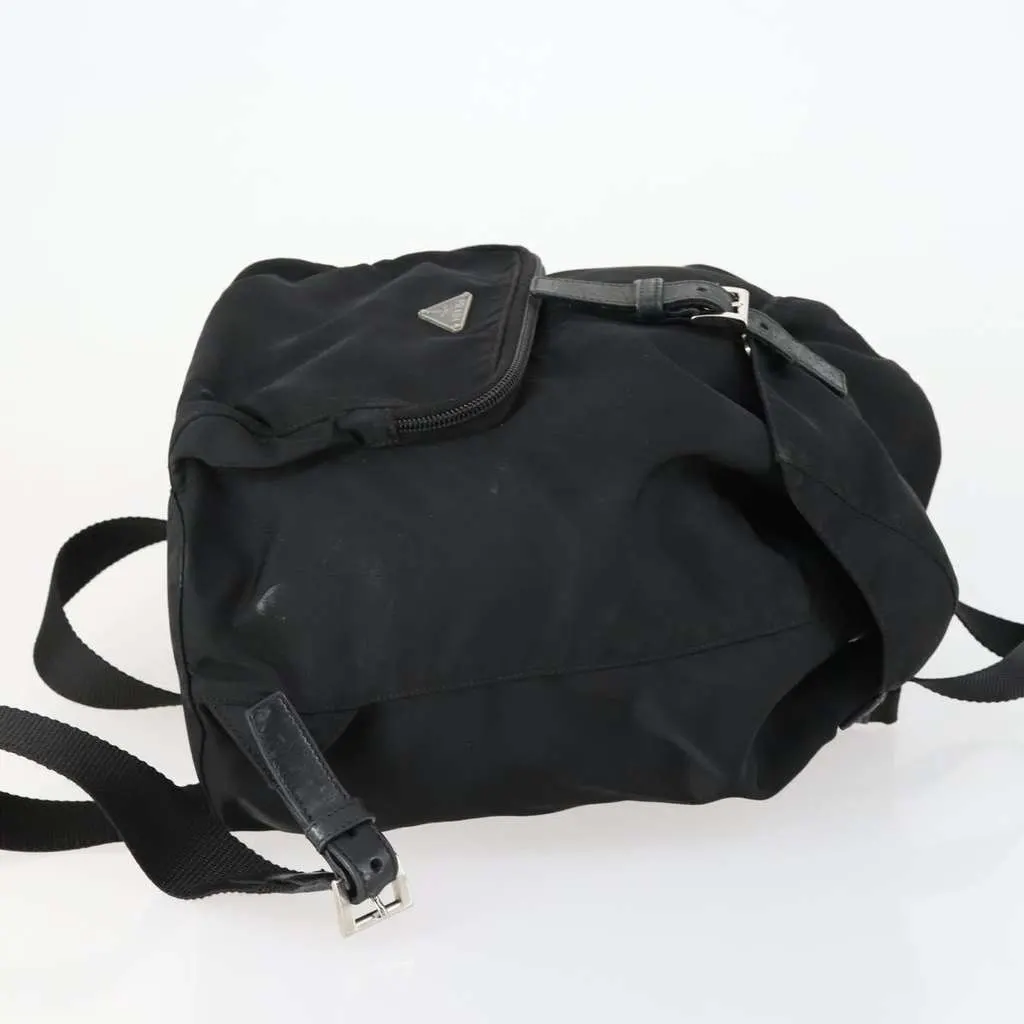 Prada Front Pocket Backpack Black Fair - Inside View
