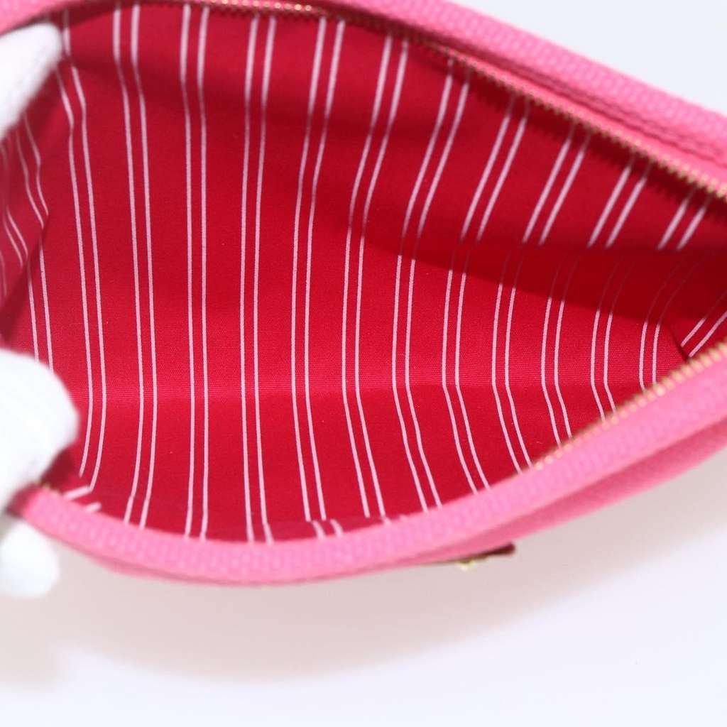 Louis Vuitton Antigua Pouch Pink Canvas Good condition - Box View