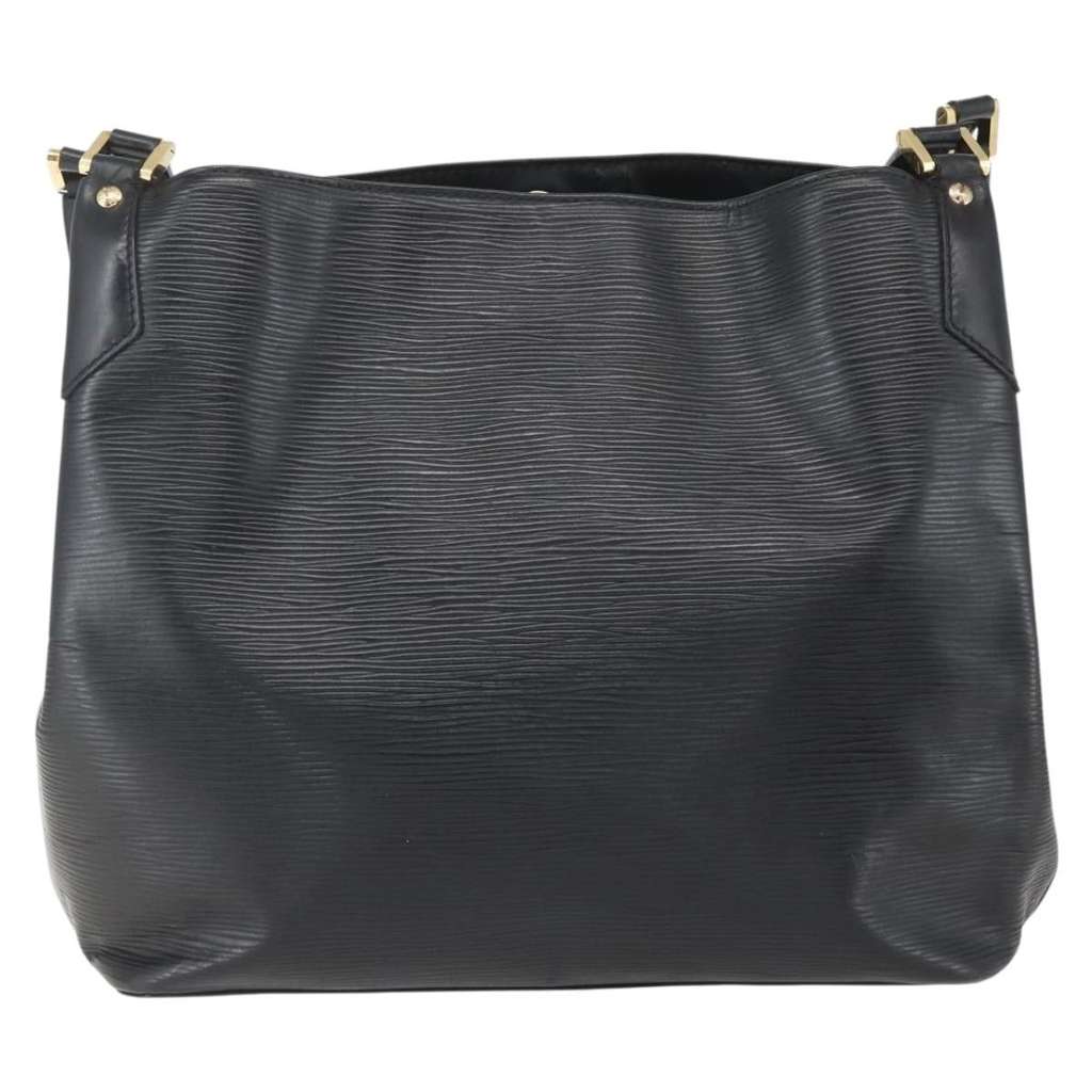 Louis Vuitton Mandara Handbag Black Leather Good condition - Back View