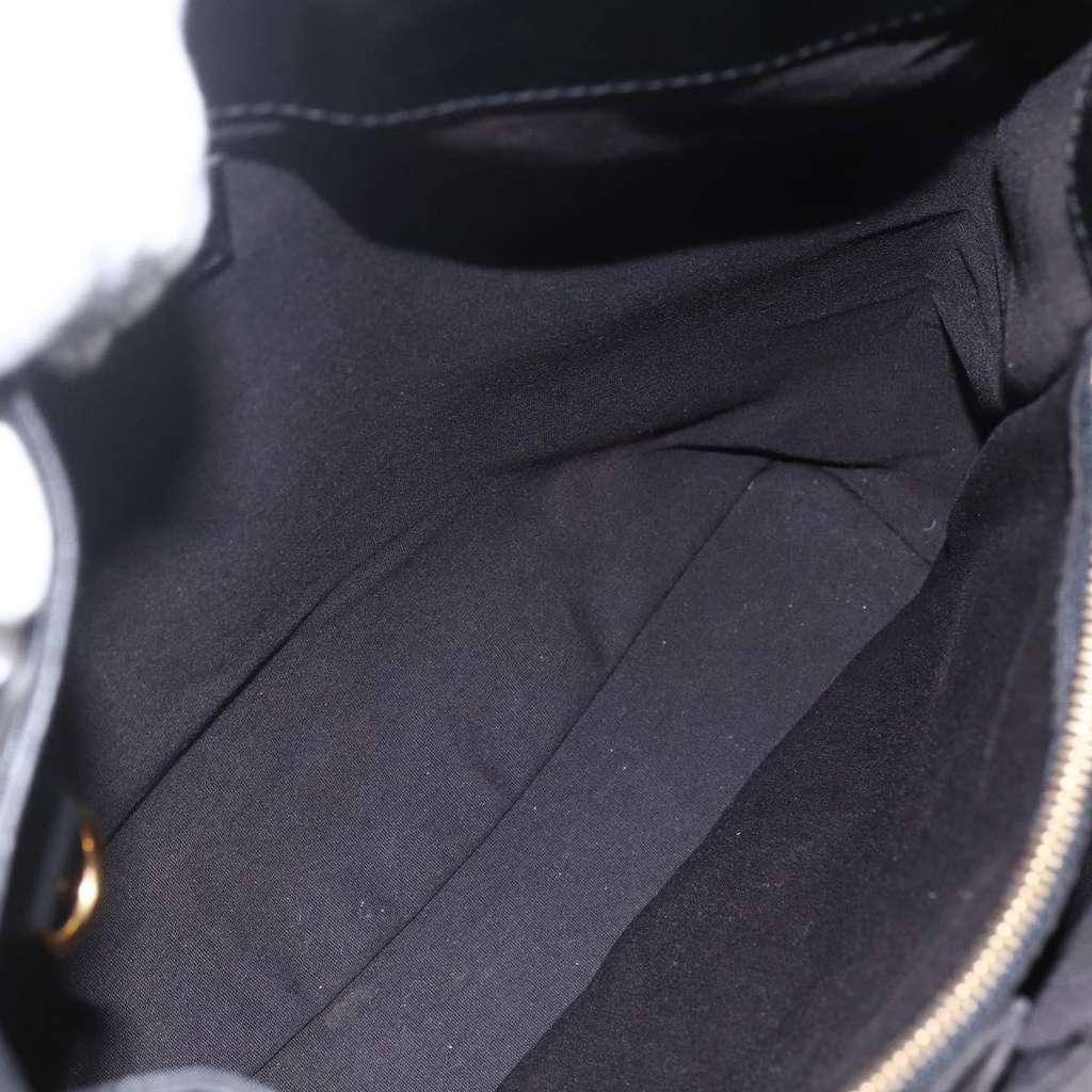 Louis Vuitton Mandara Handbag Black Leather Good condition - Box View