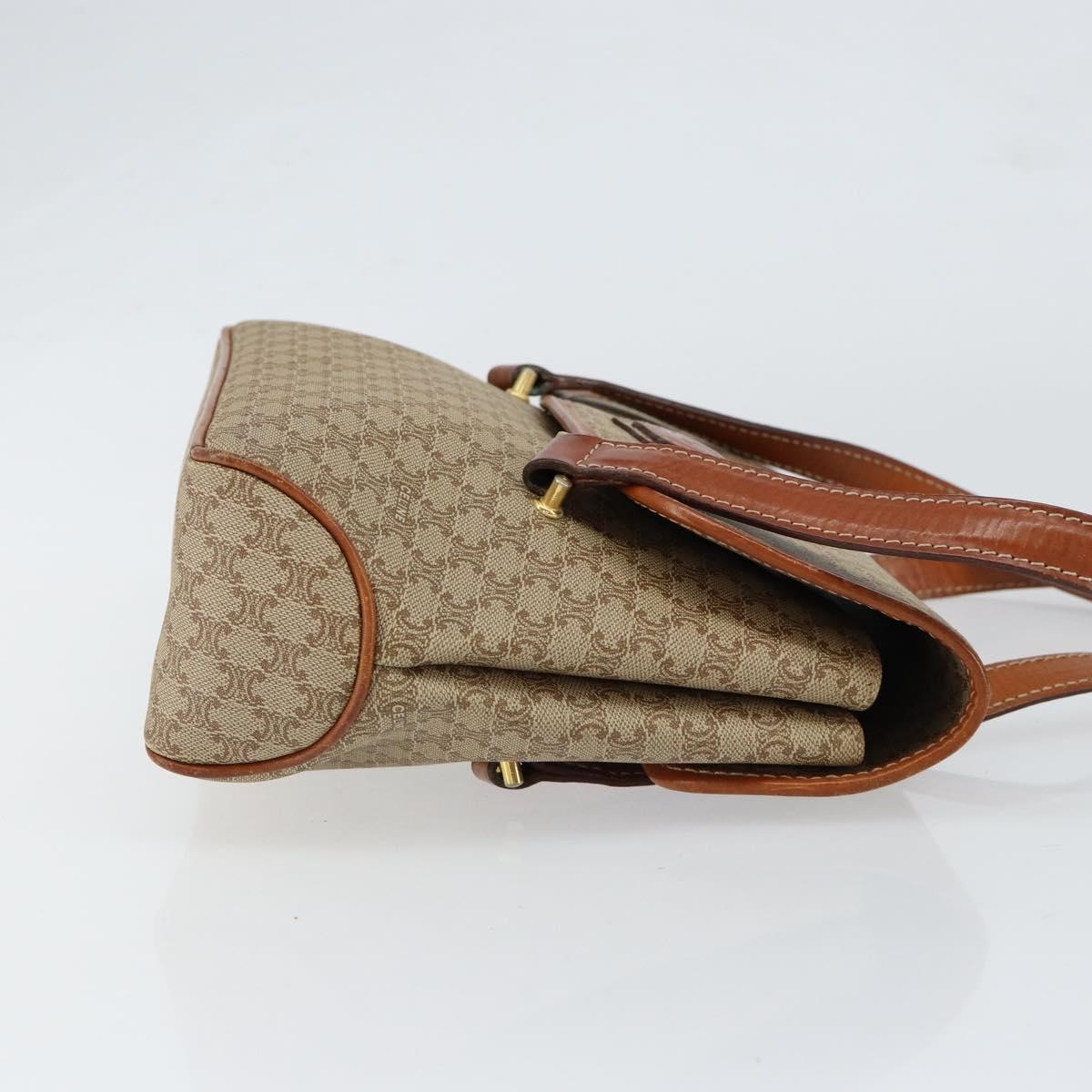 Celine Vintage Macadam Handbag Beige Canvas Good condition - Inside View