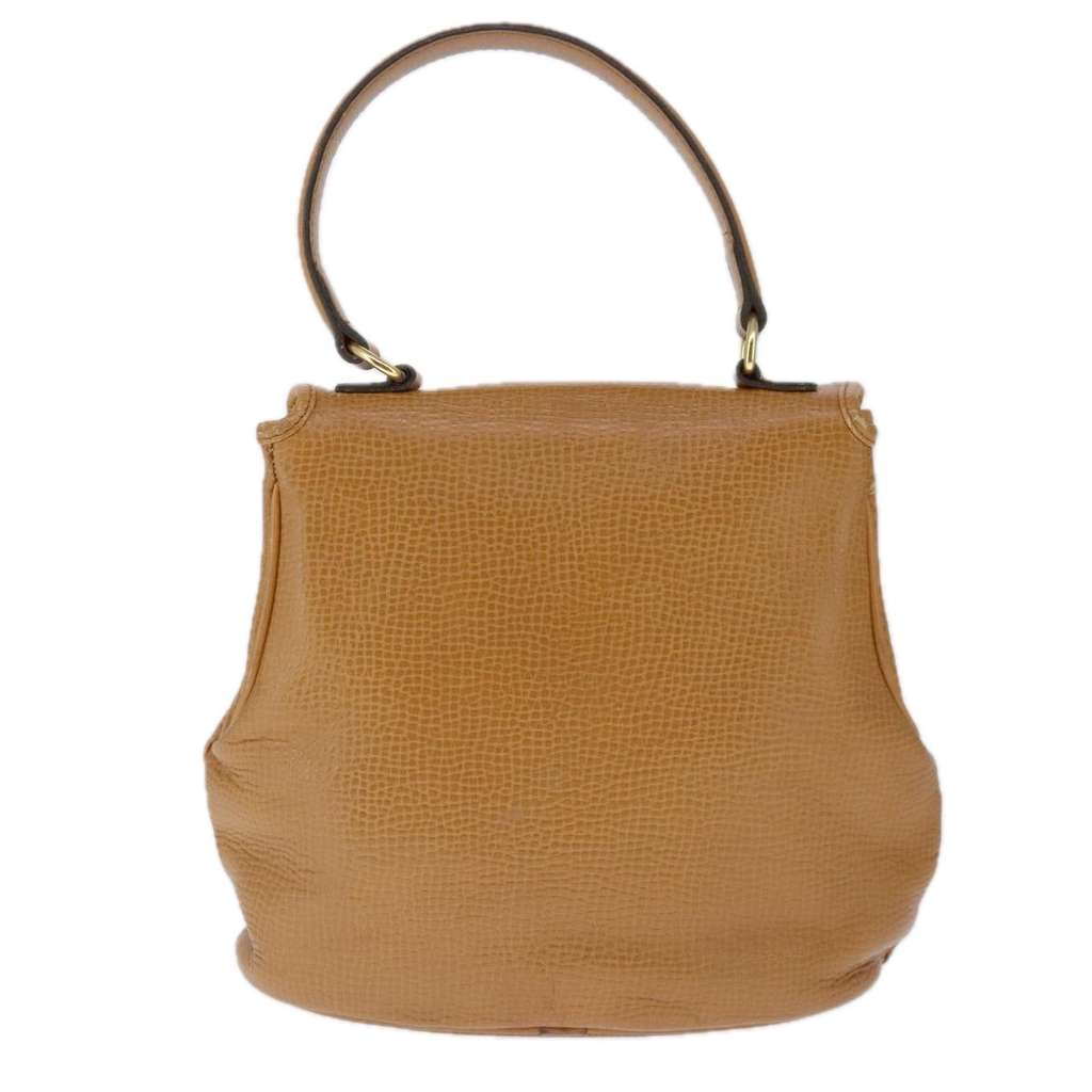 Christian Dior Vintage CD Handbag Brown Leather Good condition - Back View