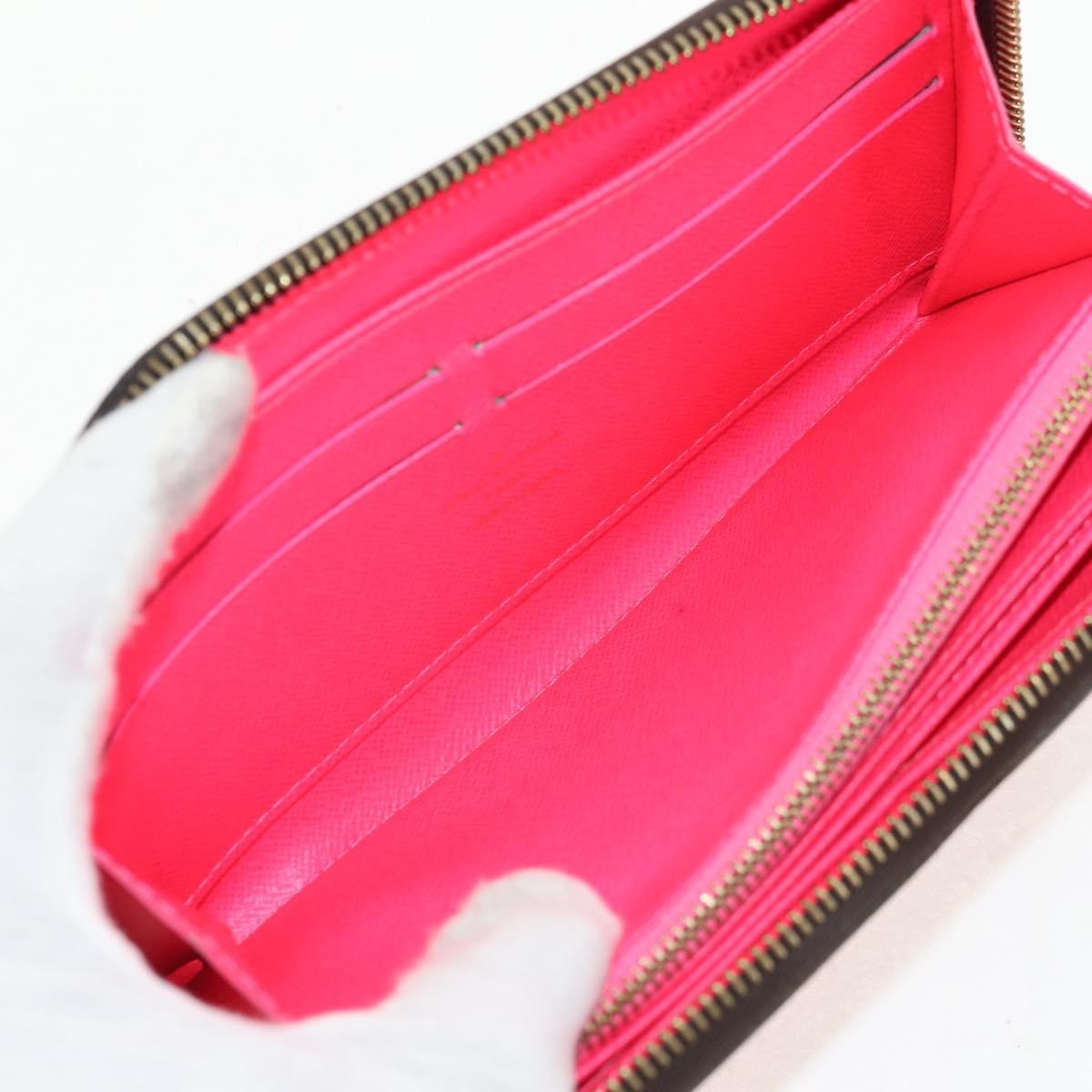 Louis Vuitton Zippy wallet Pink Canvas Good condition - Box View