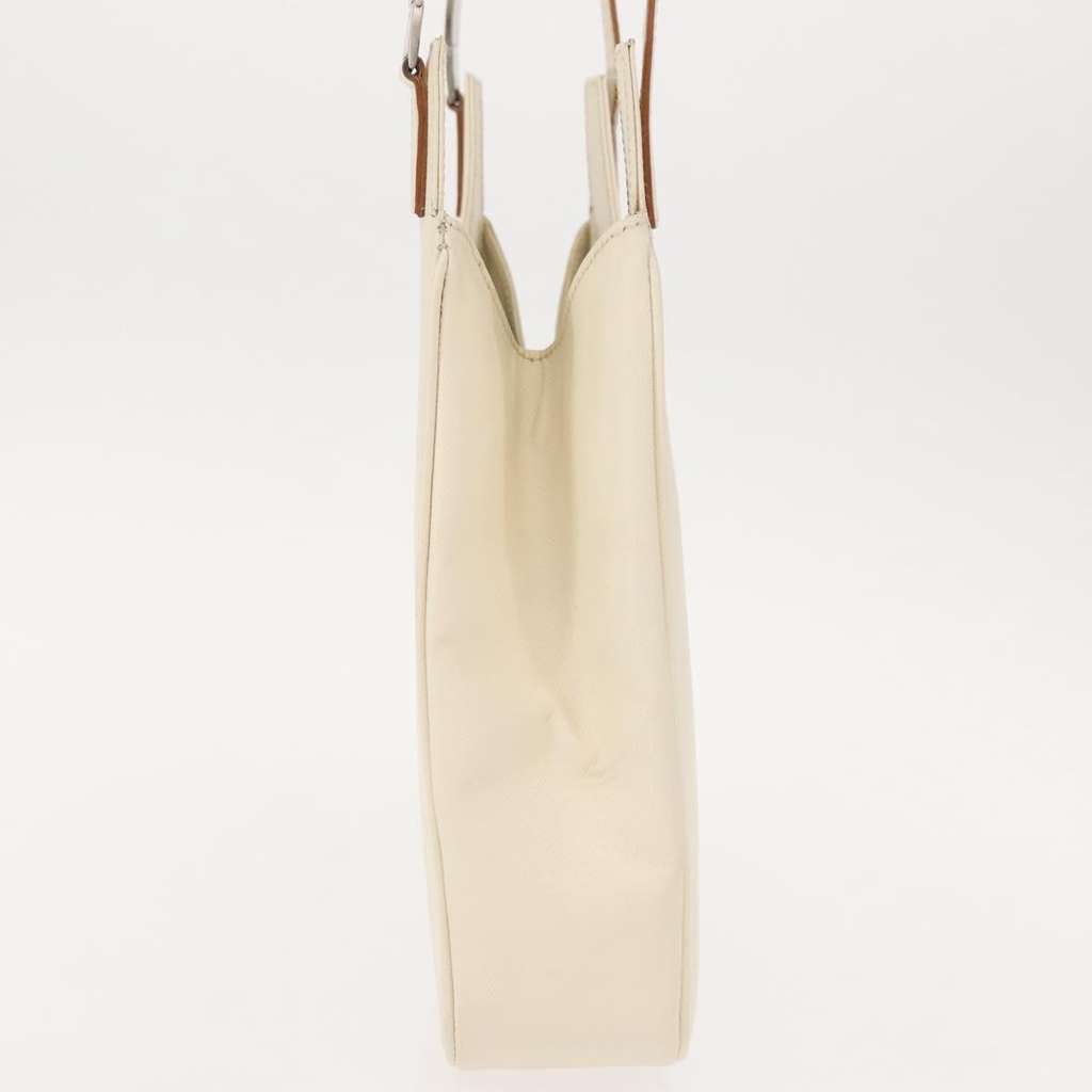 Salvatore Ferragamo Shoulder Bag Ecru Leather Good condition - Inside View