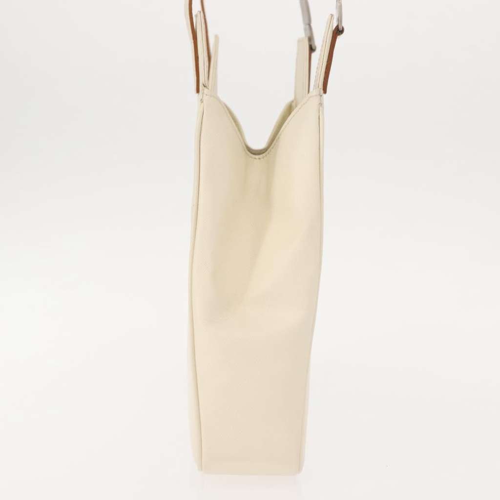 Salvatore Ferragamo Shoulder Bag Ecru Leather Good condition - Model View