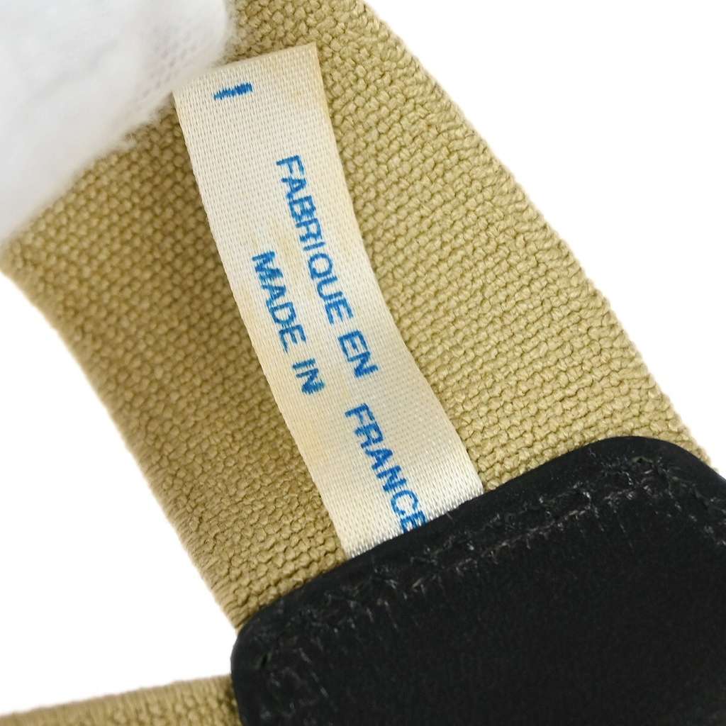 Chanel Logo Suspenders Beige Canvas Good condition - Box View