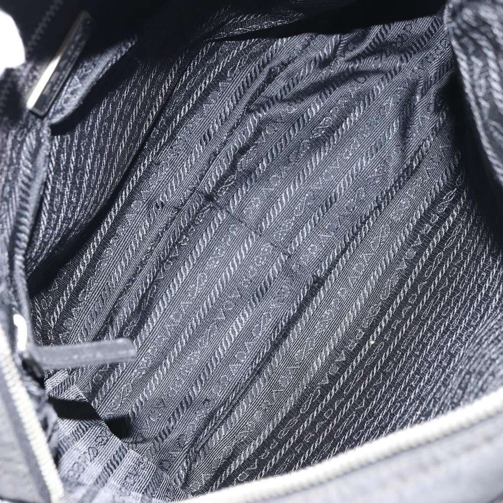 Prada Front Pocket Zip Messenger Bag Black Good condition - Box View