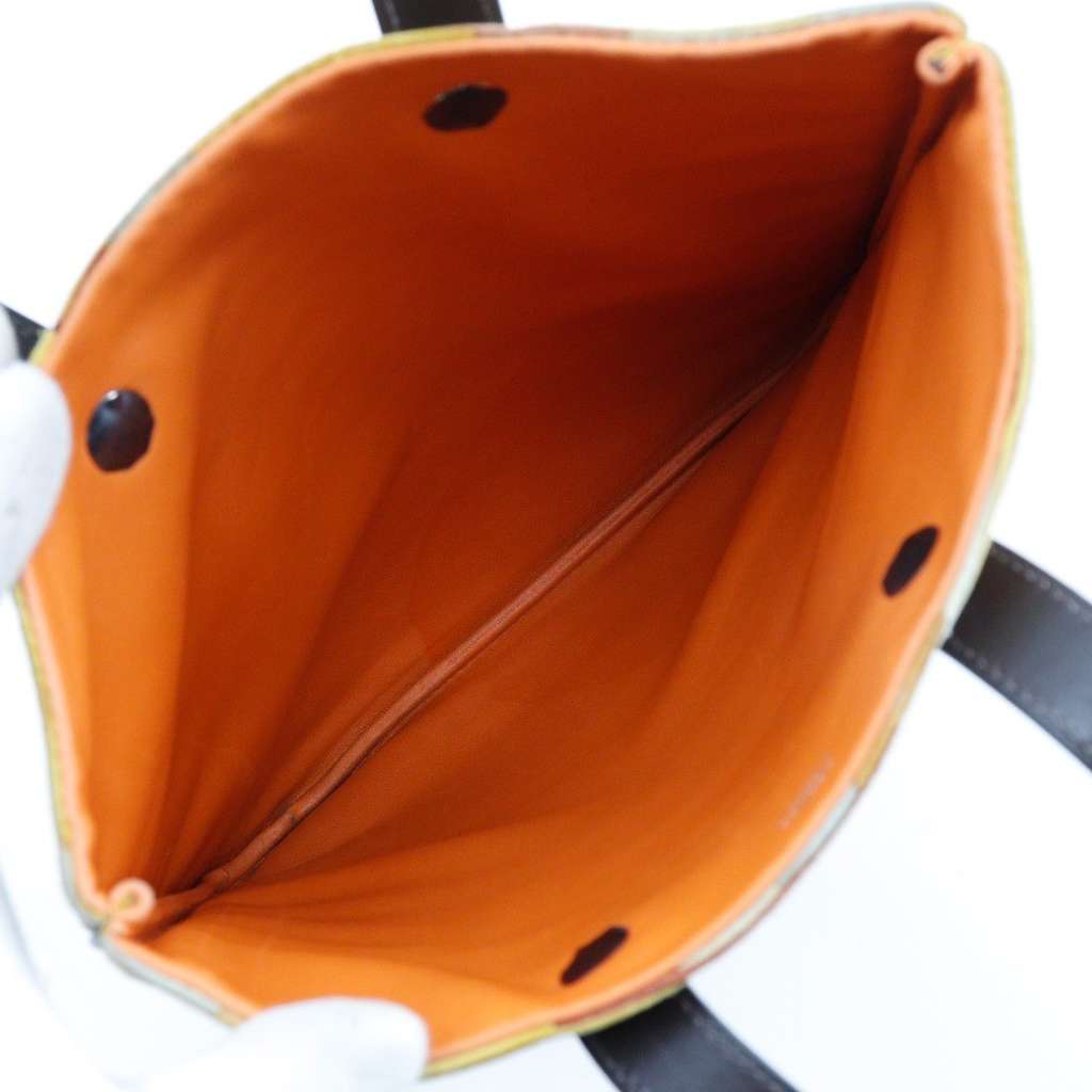 Hermès Ahmedabad Tote Orange Canvas Good condition - Model View