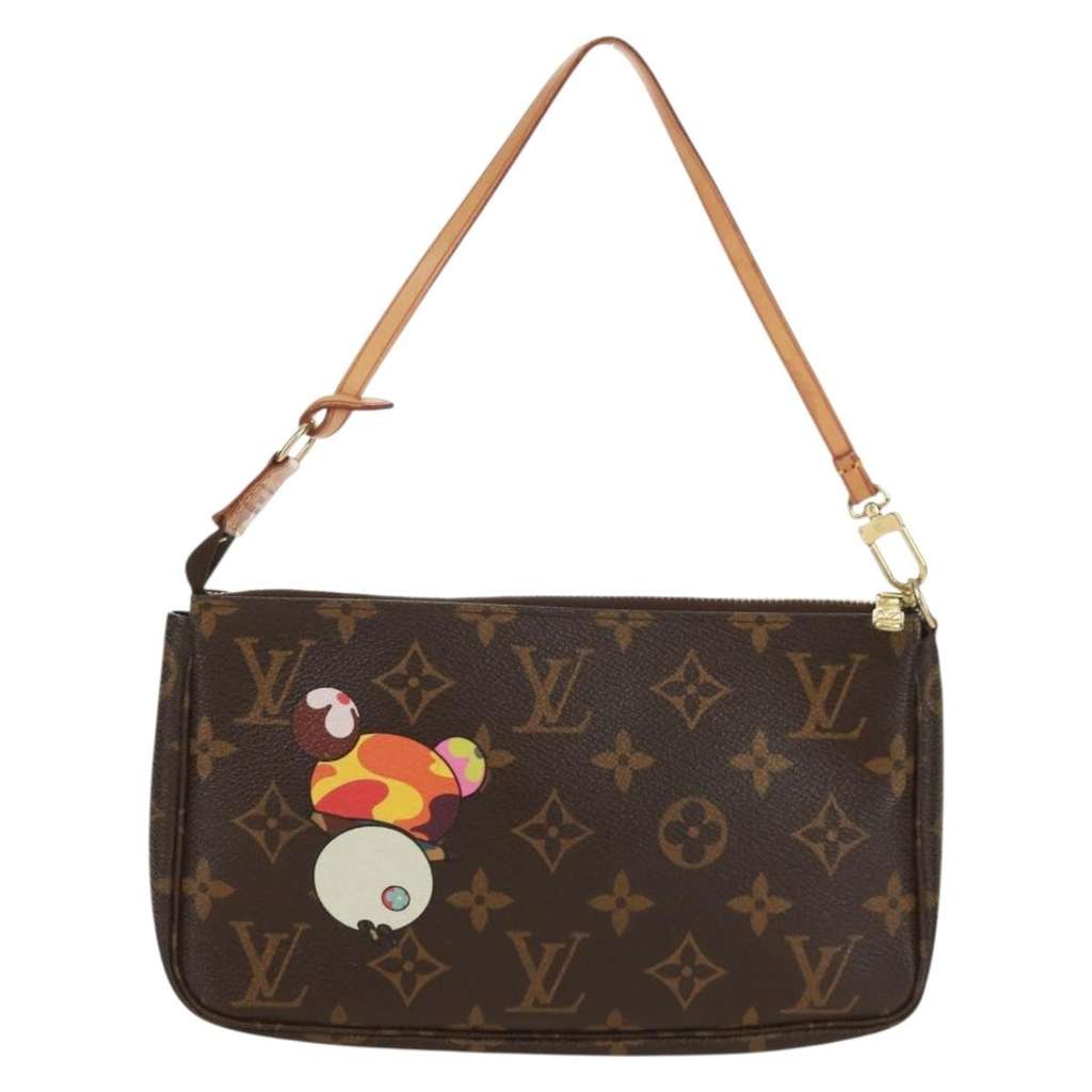 Louis Vuitton Pochette Accessoires Brown Canvas Good condition - Back View