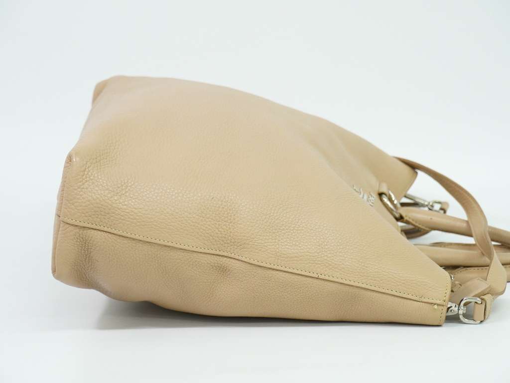 Prada Shopping Tote Beige Leather Good condition - Inside View