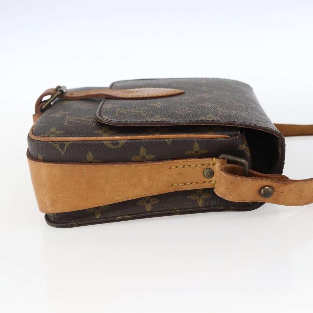 Louis Vuitton Cartouchiere Handbag Brown Canvas Fair condition - Model View