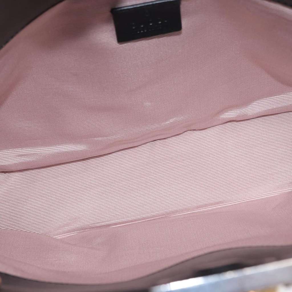 Gucci Linea Matisse Interlocking G Top Handle Tote Black Leather Good condition - Box View