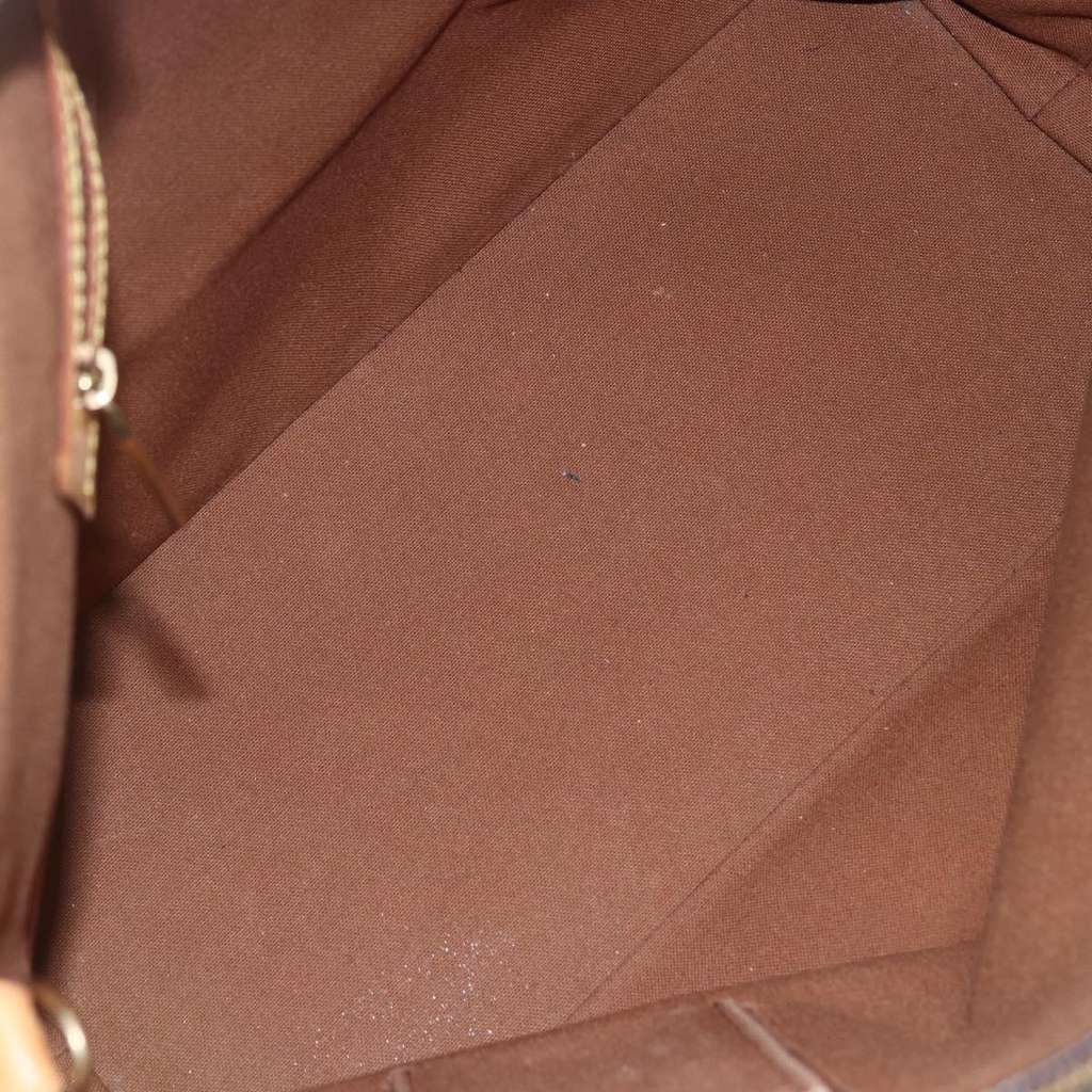 Louis Vuitton Cabas Mezzo Brown Canvas Fair condition - Box View