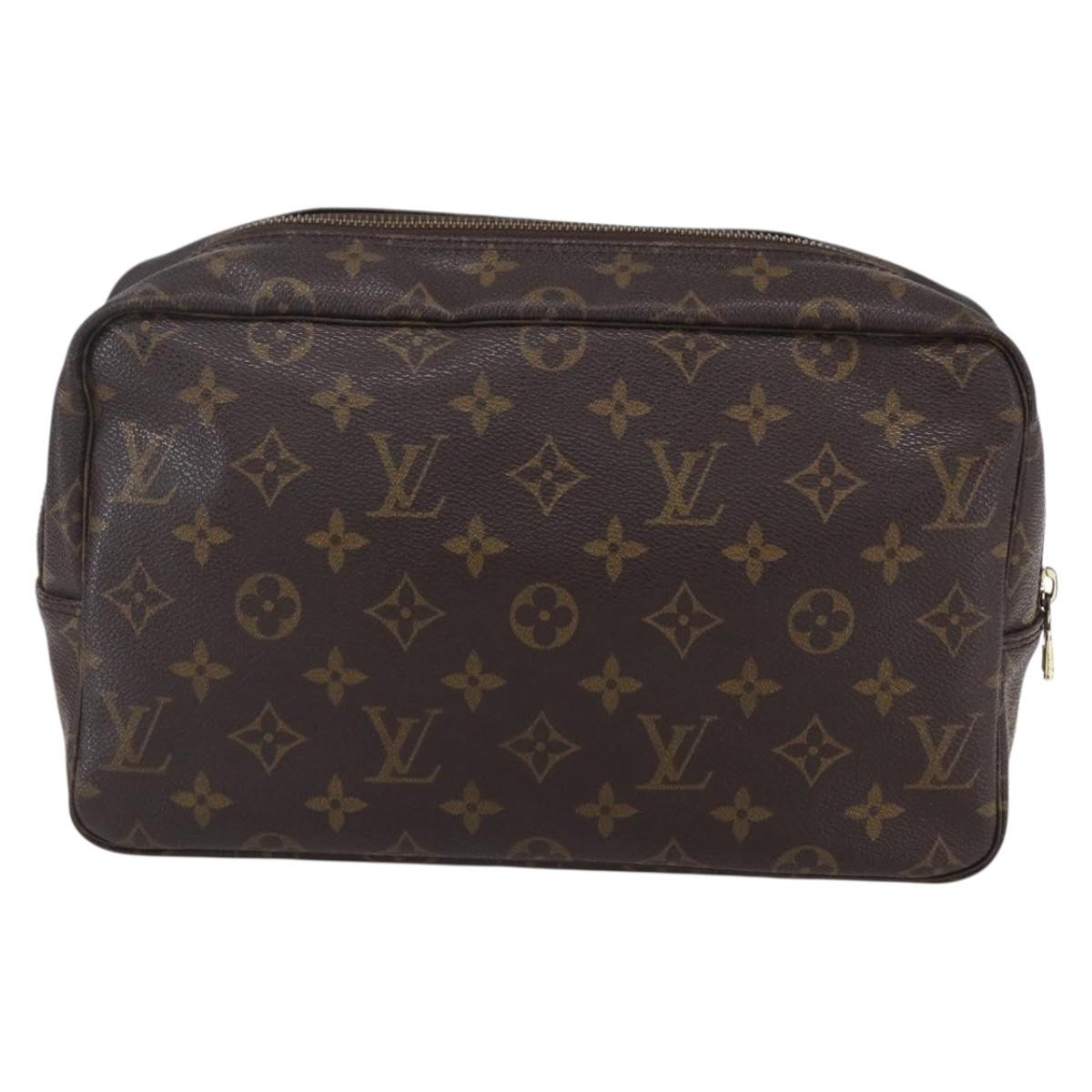 Louis Vuitton Trousse Toilette Brown Canvas Good condition - Back View