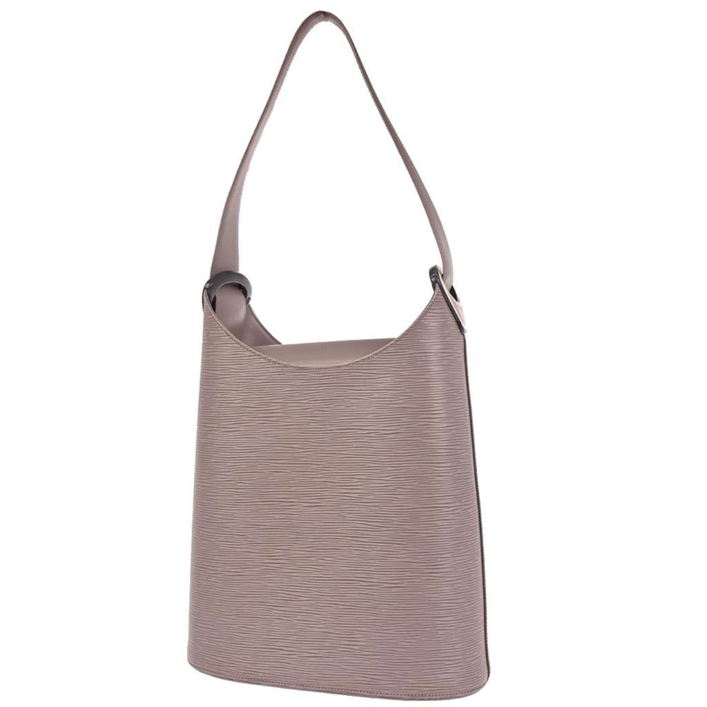 Louis Vuitton Verseau Handbag Purple Leather Good condition - Back View