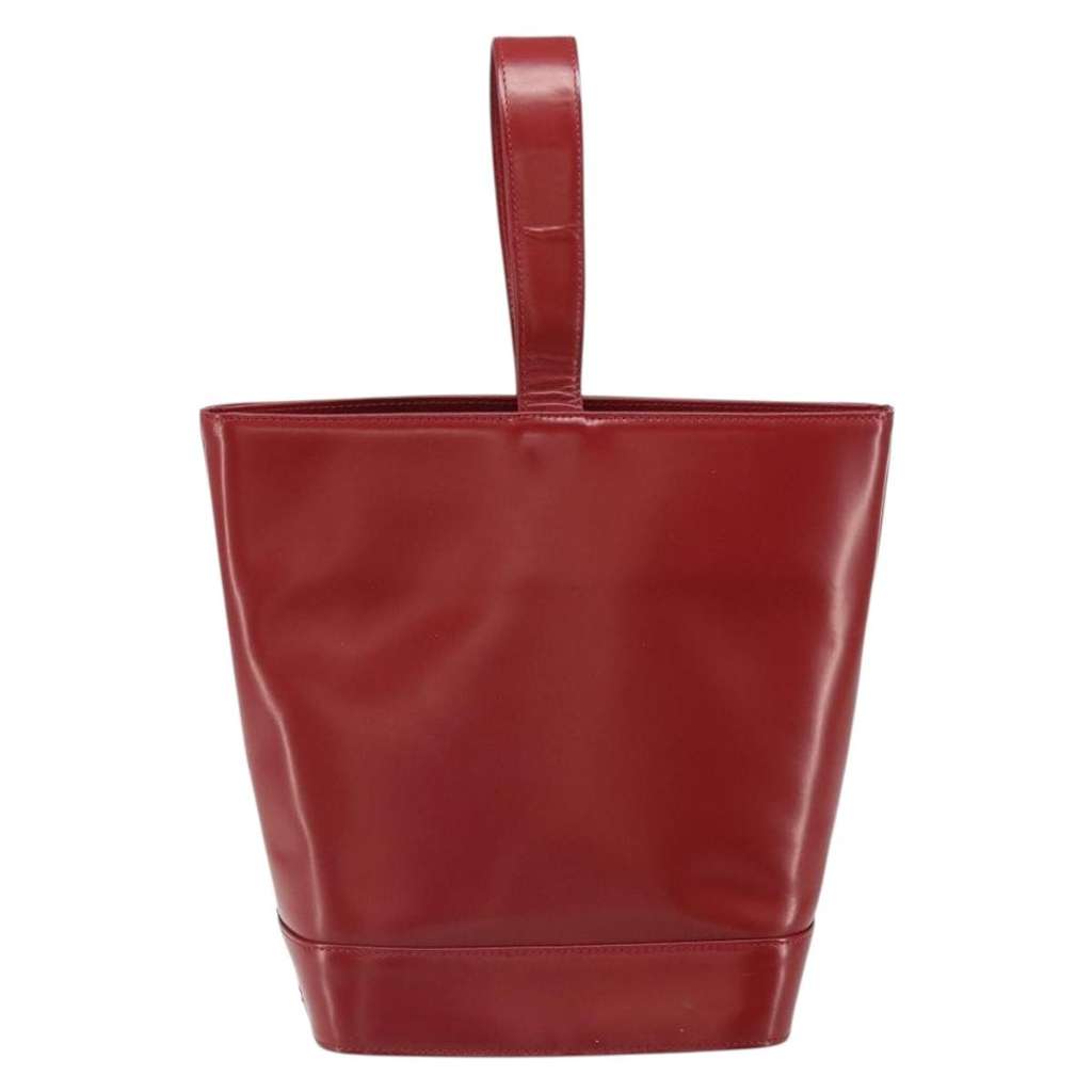 Valentino Garavani Vintage Handbag Red Leather Good condition - Back View