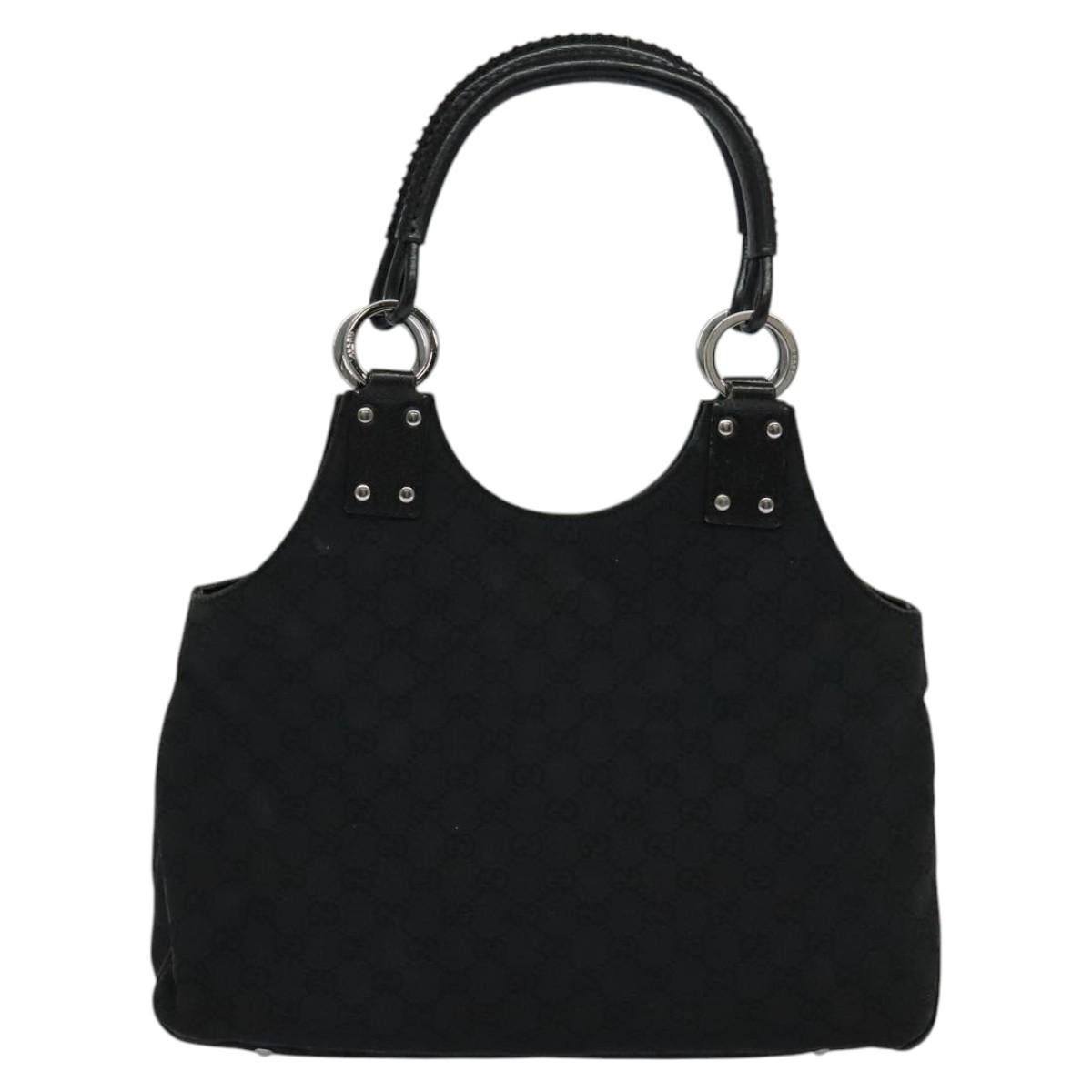 Gucci GG Canvas Bag Black Canvas Good condition - Back View